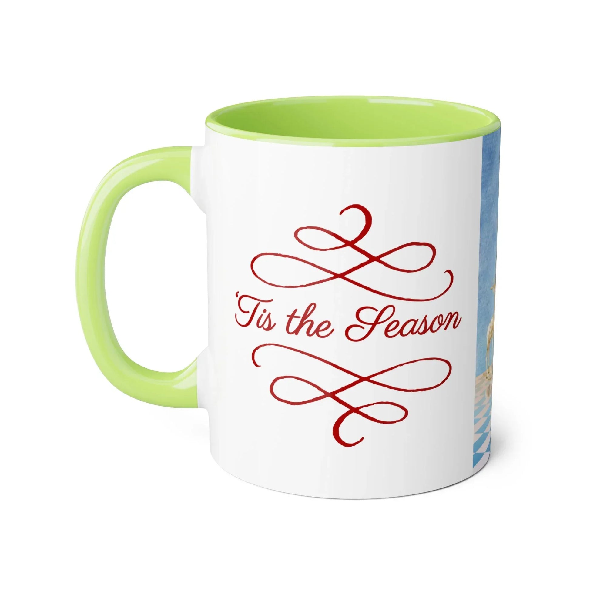 Christmas Tree Decoration Coffee Mug - 11oz Cup tis the Season - The Dreamer's Bookshop.