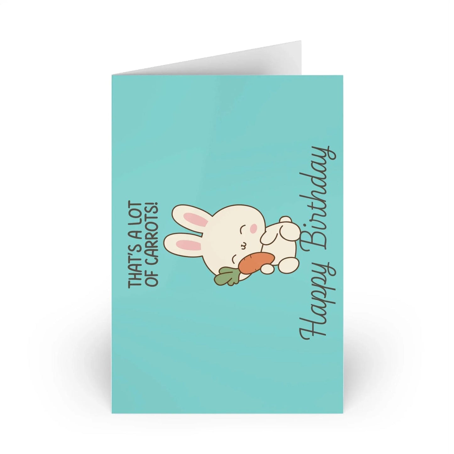 The Dreamer's Bookshop Cute "Lot of Carrots" Bunny Birthday Card - The Dreamer's Bookshop.