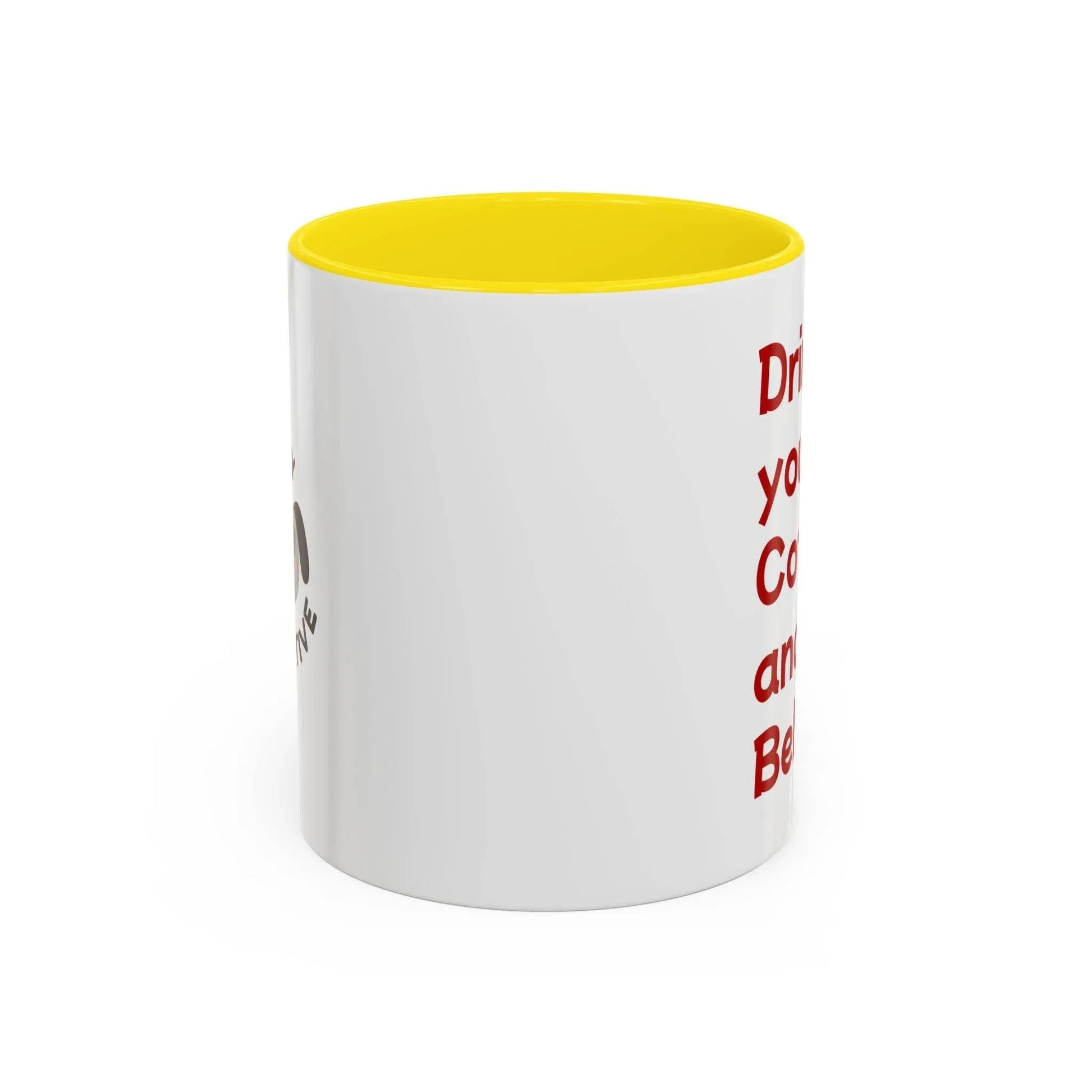 Cute Dog Pawsitive Coffee Mug - 11 & 15oz Drink and Behave - The Dreamer's Bookshop.