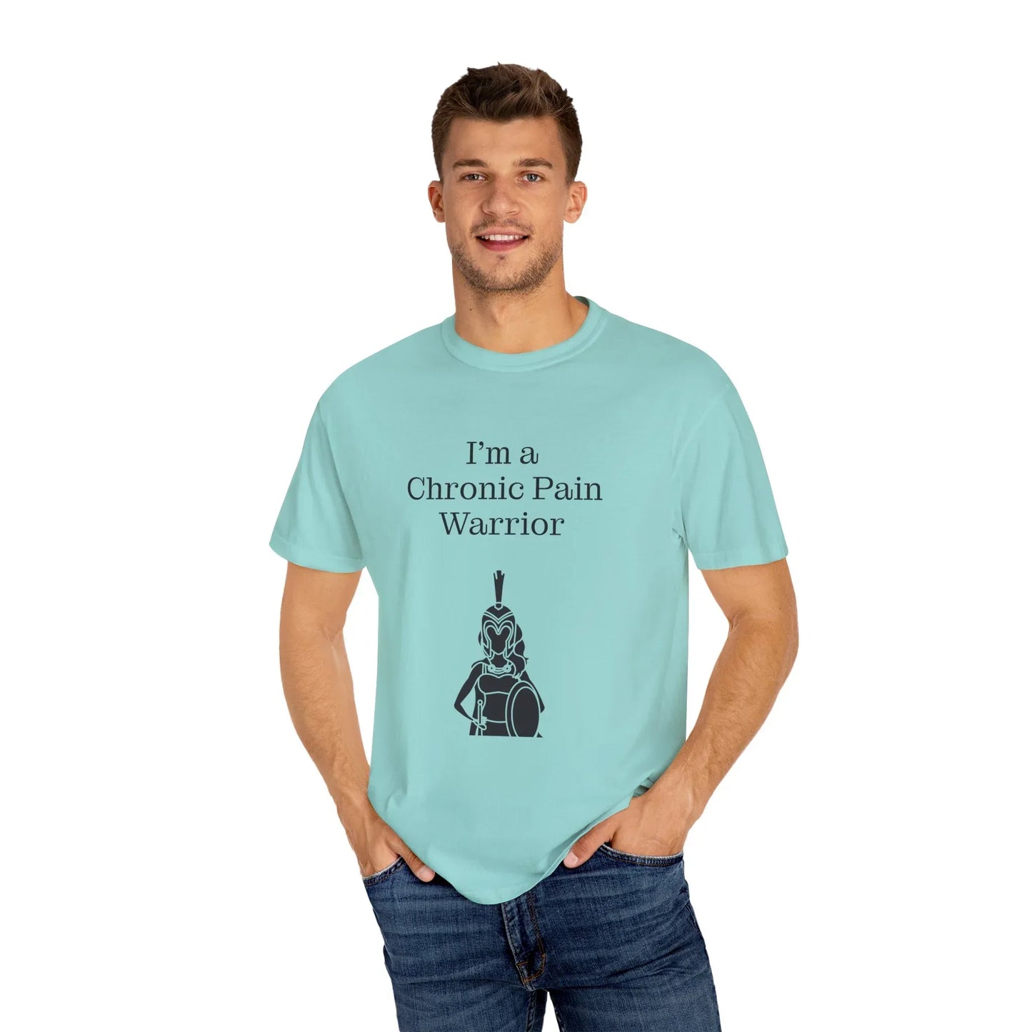 Chronic Pain Warrior Unisex T-Shirt - Empowering Tee for Healthcare Awareness - The Dreamer's Bookshop.
