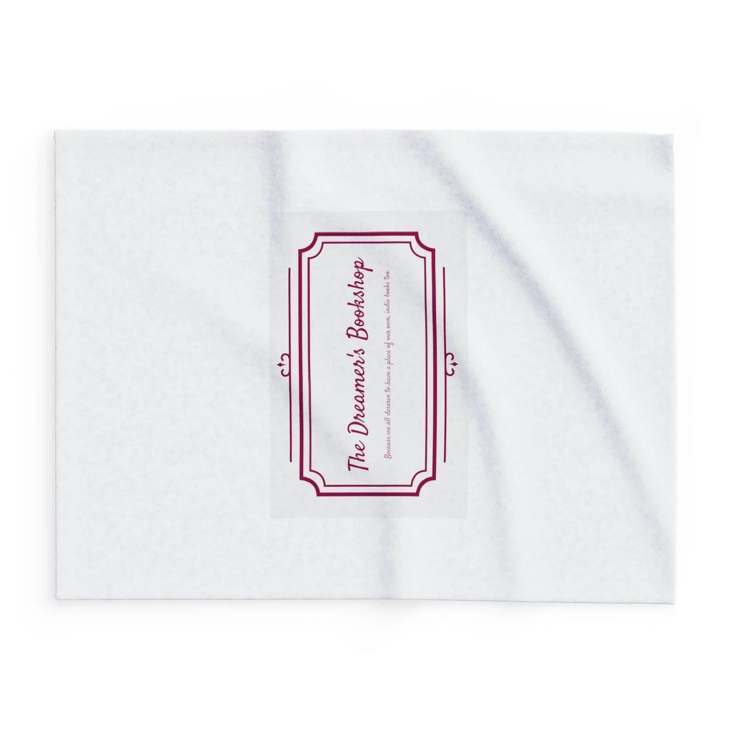 Cozy Arctic Fleece Blanket - The Dreamer's Bookshop Design - The Dreamer's Bookshop.