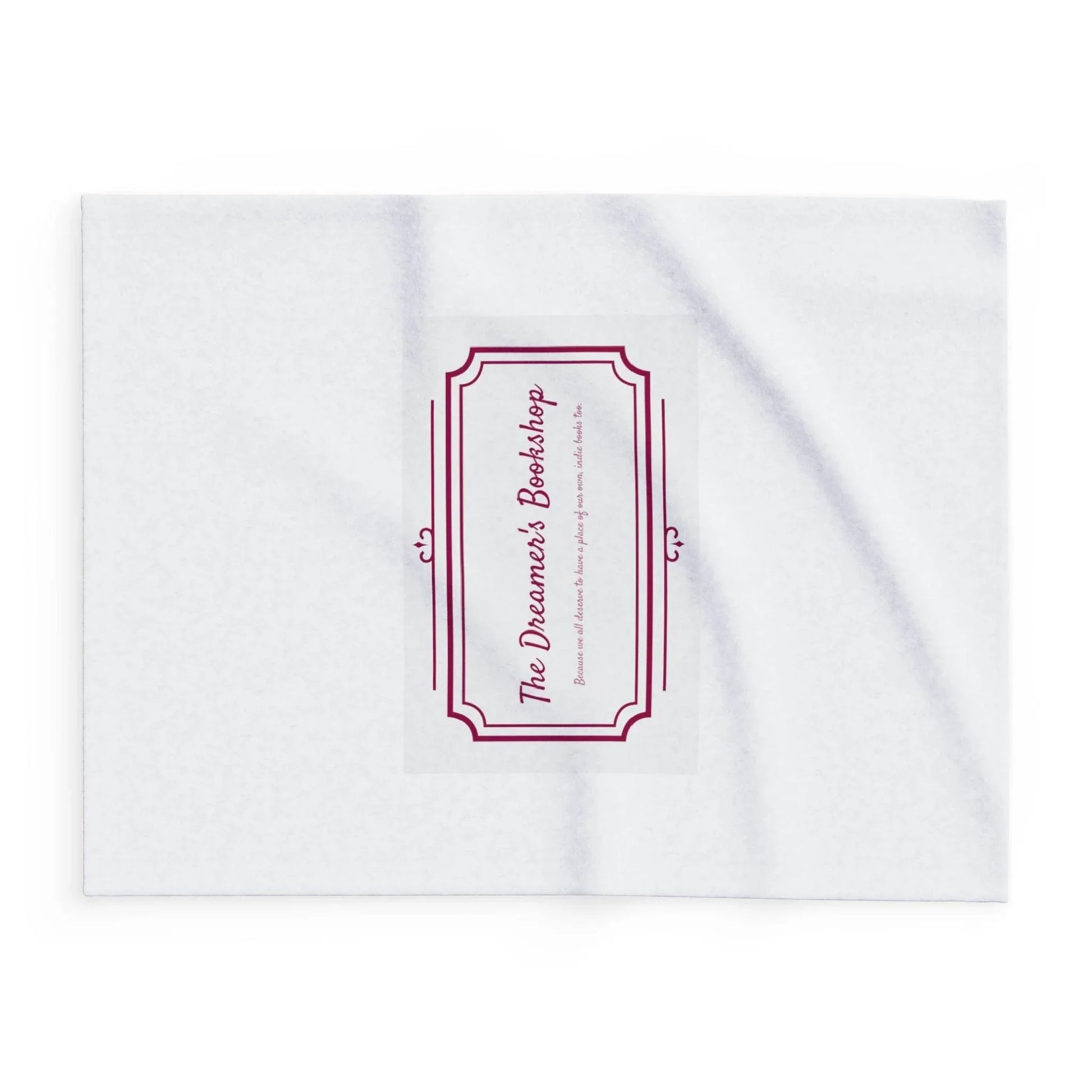 Cozy Arctic Fleece Blanket - The Dreamer's Bookshop Design - The Dreamer's Bookshop.