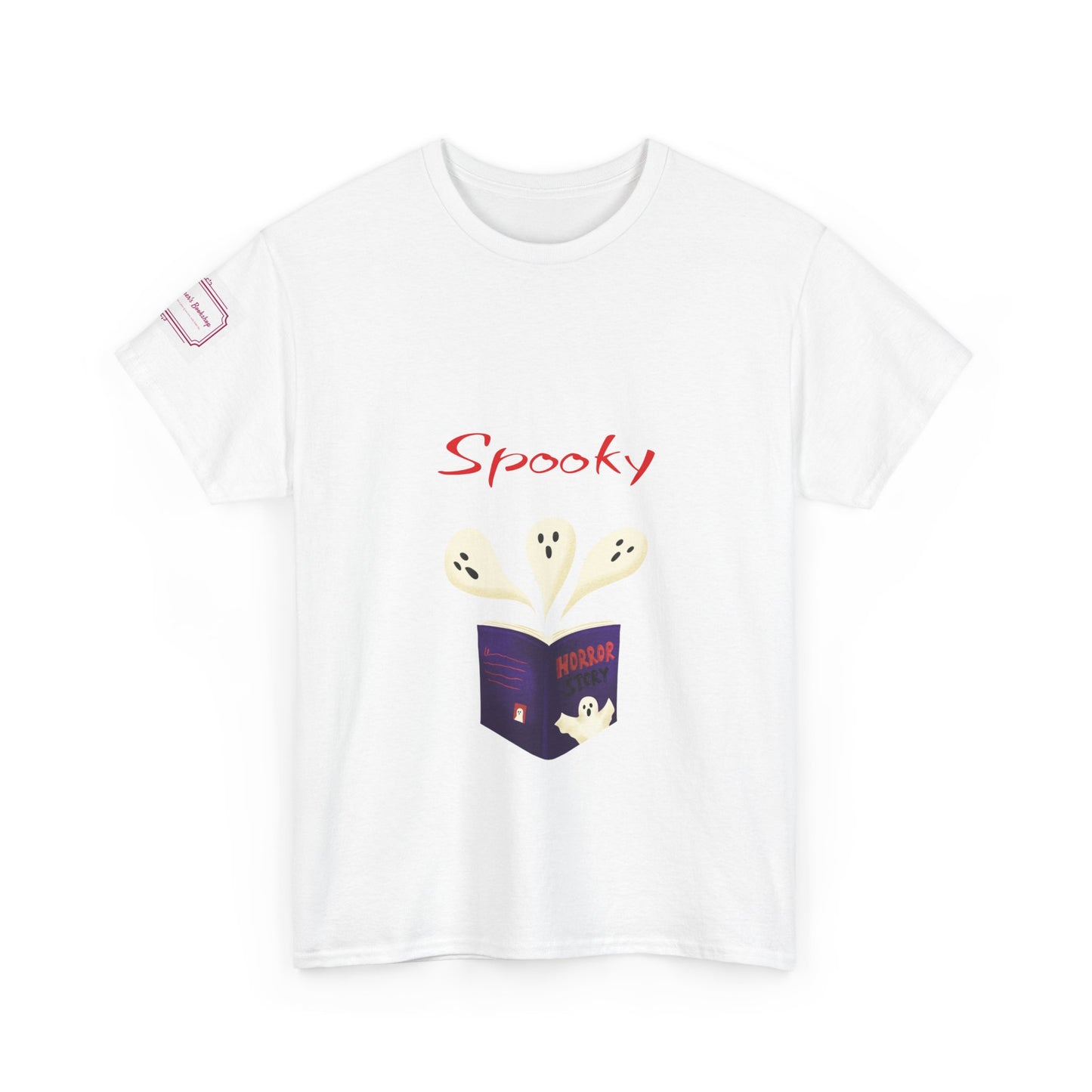 AU - Fiction - Unisex Heavy Cotton Tee - Spooky Books