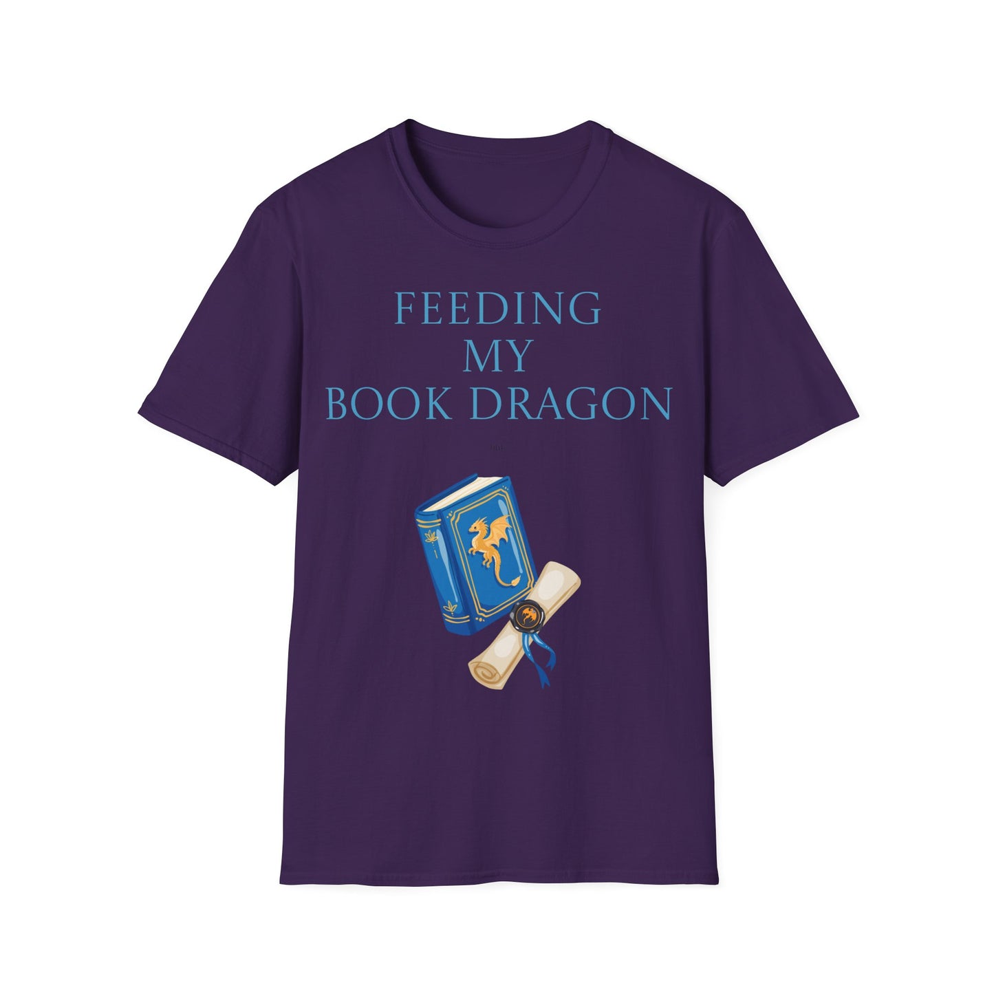 Unisex -Inspired T-Shirt - "Book Dragon" - Perfect for Book Lovers