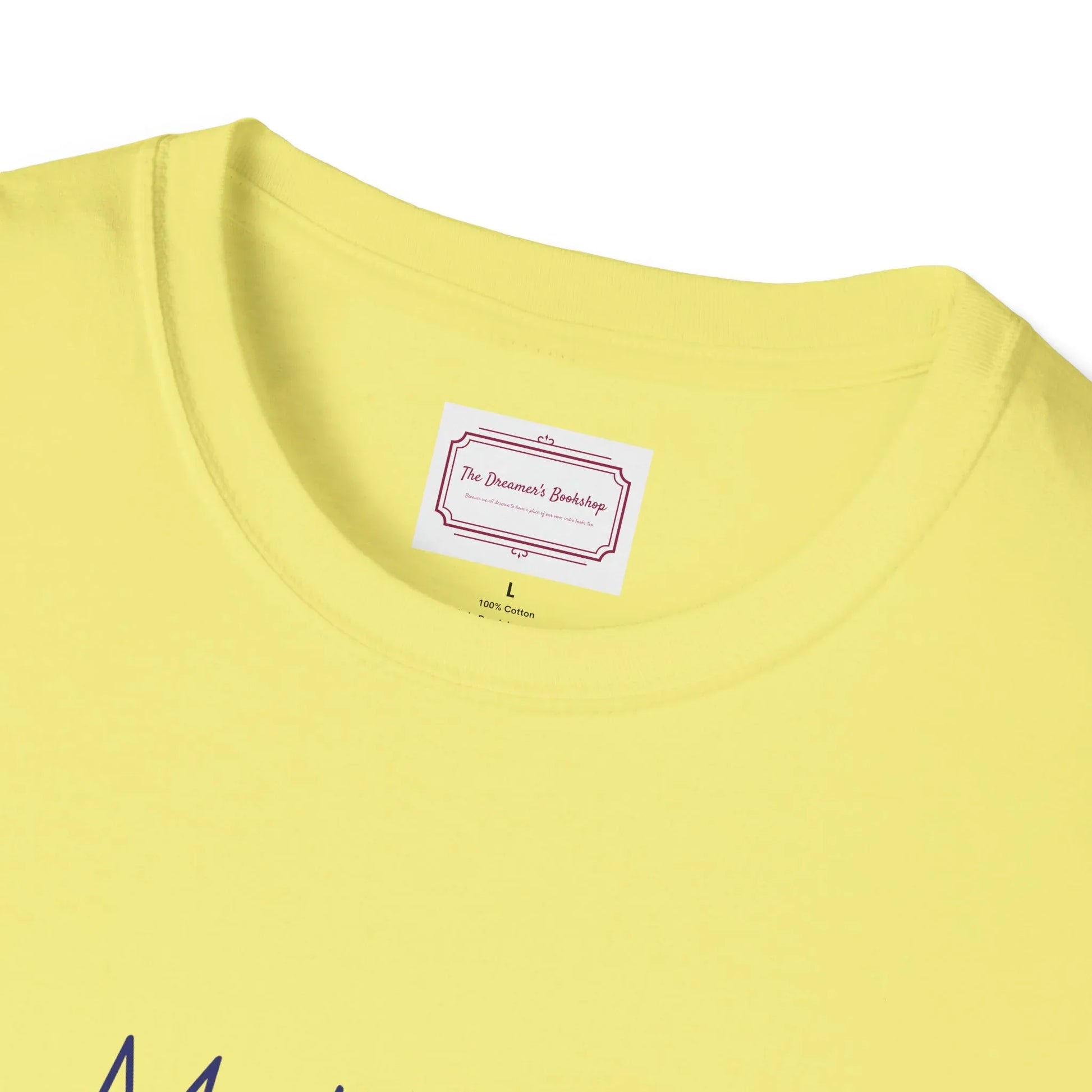 Motivational Unisex Softstyle T-Shirt - "Make Life More Positive" - The Dreamer's Bookshop.