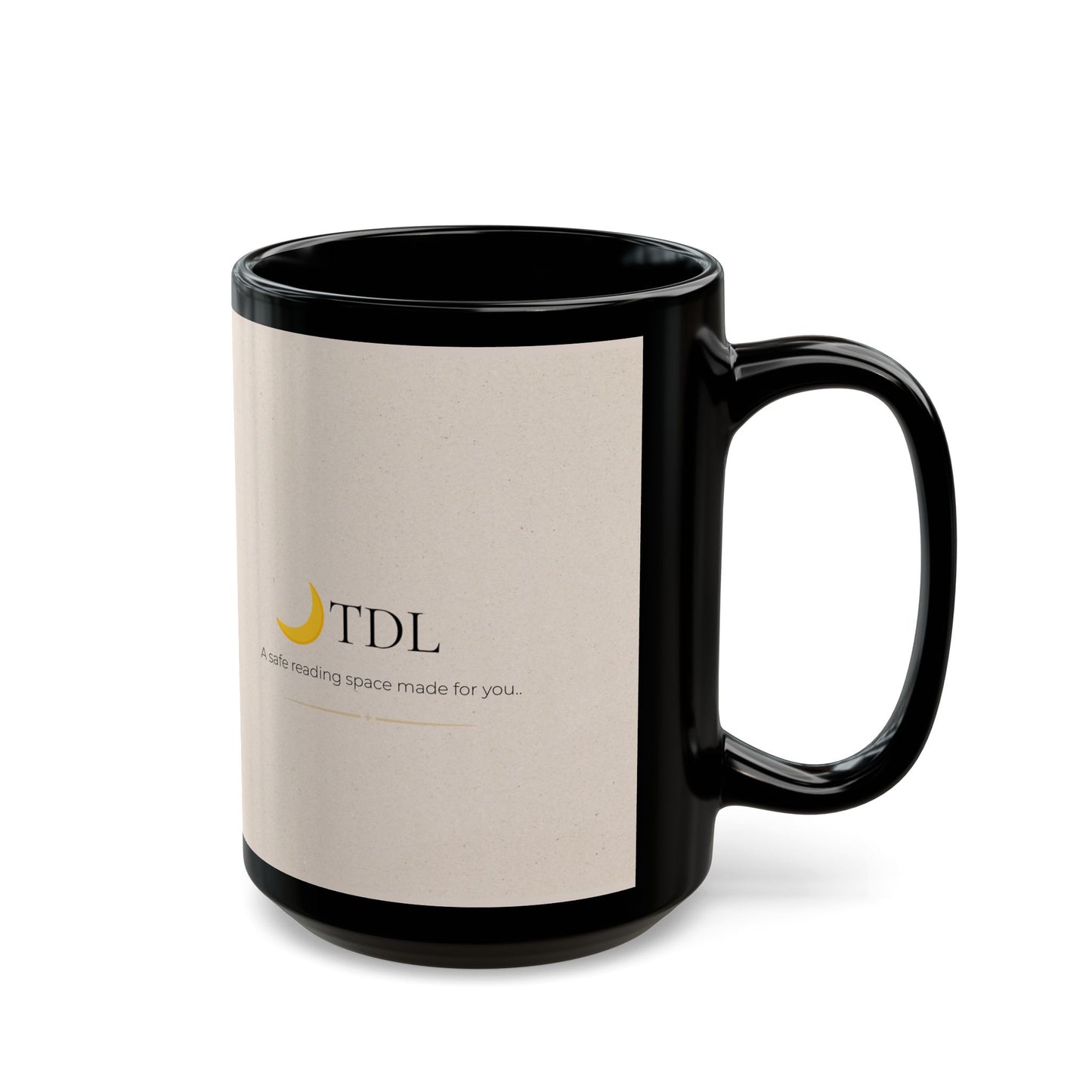 Black Mug (11oz, 15oz) - Slow Reading Club - TDL