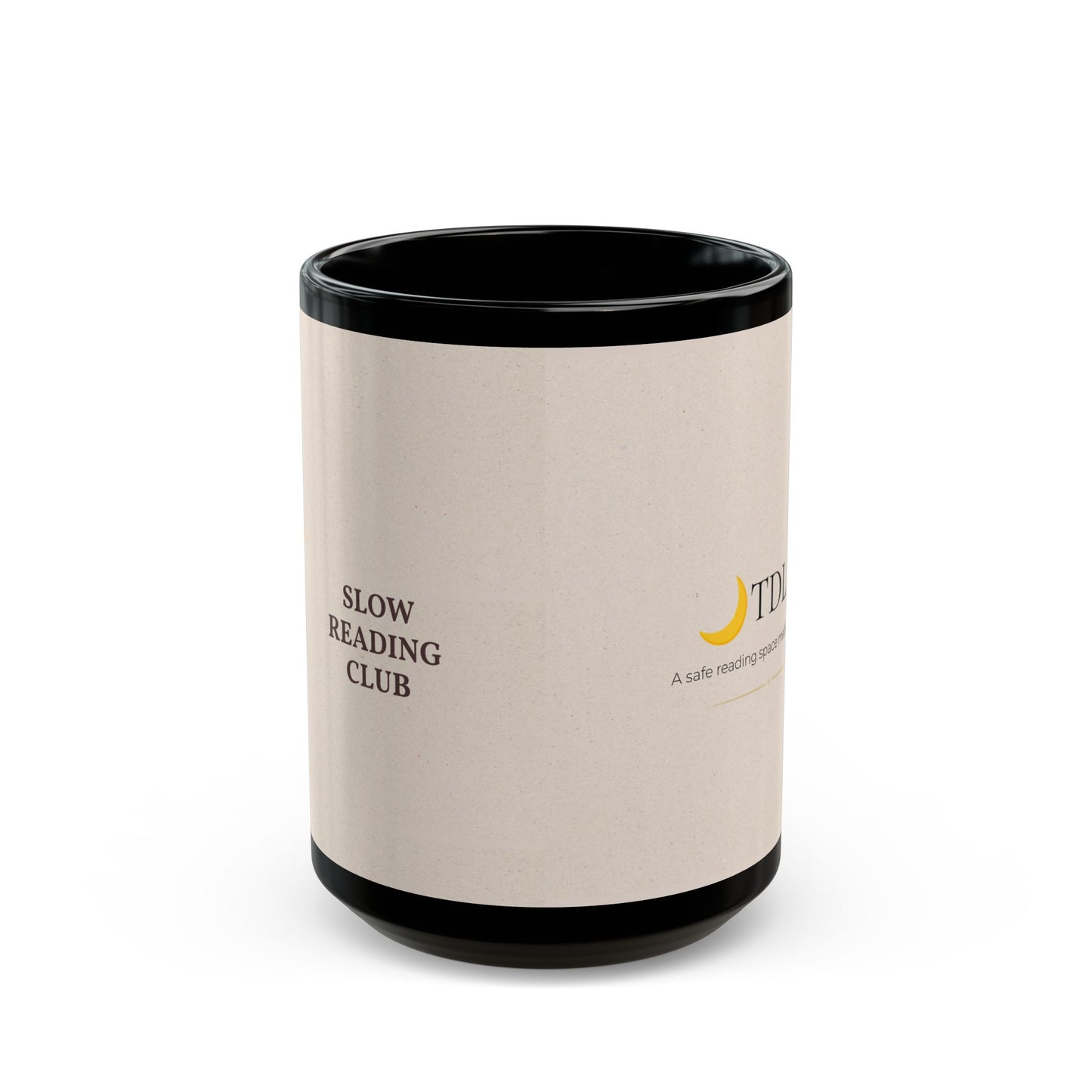 Black Mug (11oz, 15oz) - Slow Reading Club - TDL