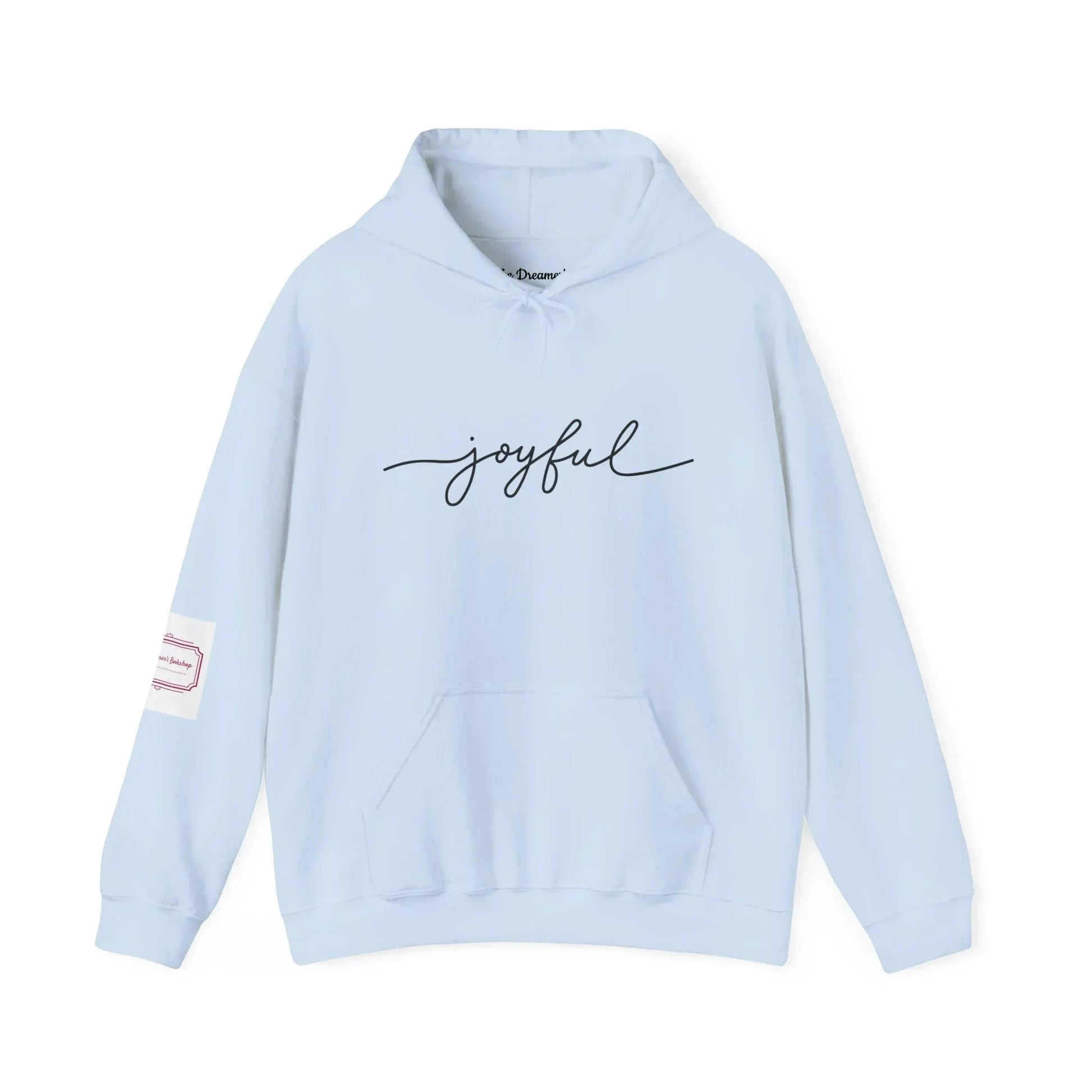 Christmas Joyful Unisex Hooded Sweatshirt - Cozy Literary Apparel - The Dreamer's Bookshop.