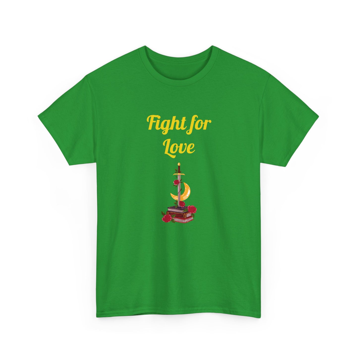 CA - Fight for Love -  Graphic Tee - Unisex Heavy Cotton T-Shirt Romance Books