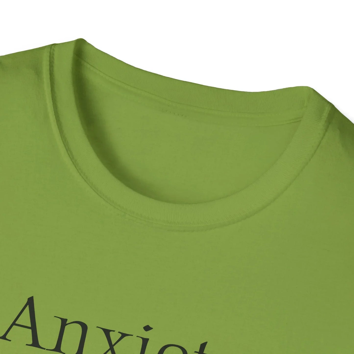 Anxiety Warrior Unisex Softstyle T-Shirt - Empowering Battle Against Mental Health - The Dreamer's Bookshop.