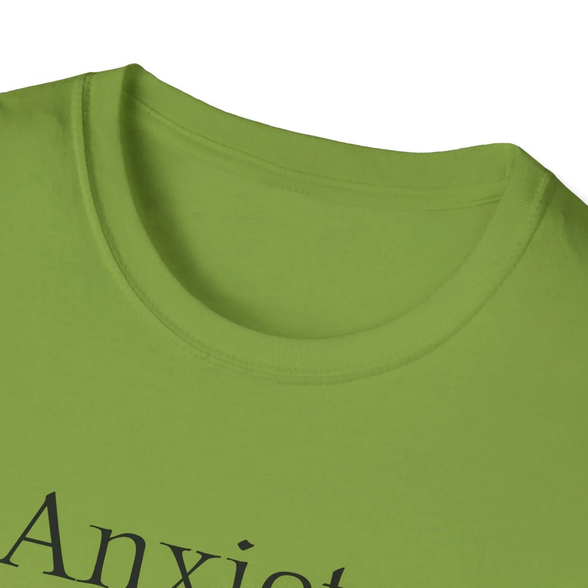 Anxiety Warrior Unisex Softstyle T-Shirt - Empowering Battle Against Mental Health - The Dreamer's Bookshop.