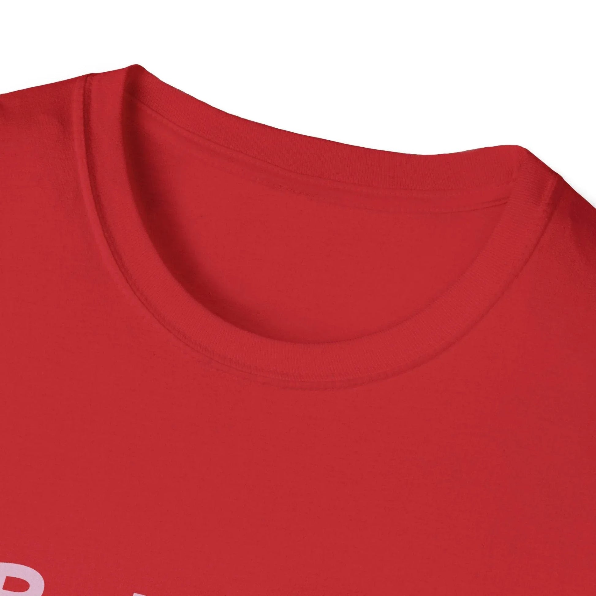 Be Happy Stay Positive Unisex Softstyle T-Shirt - The Dreamer's Bookshop.