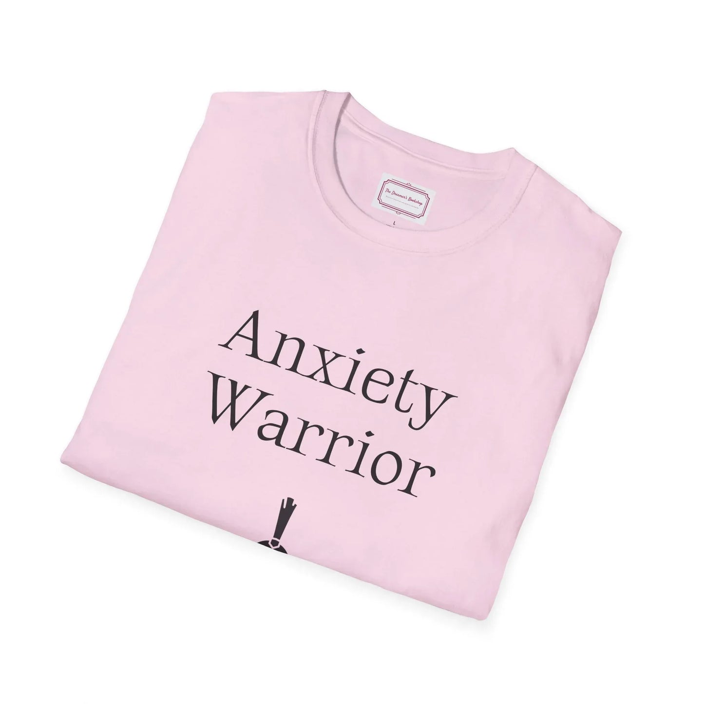Anxiety Warrior Unisex Softstyle T-Shirt - Embrace Your Battles - The Dreamer's Bookshop.