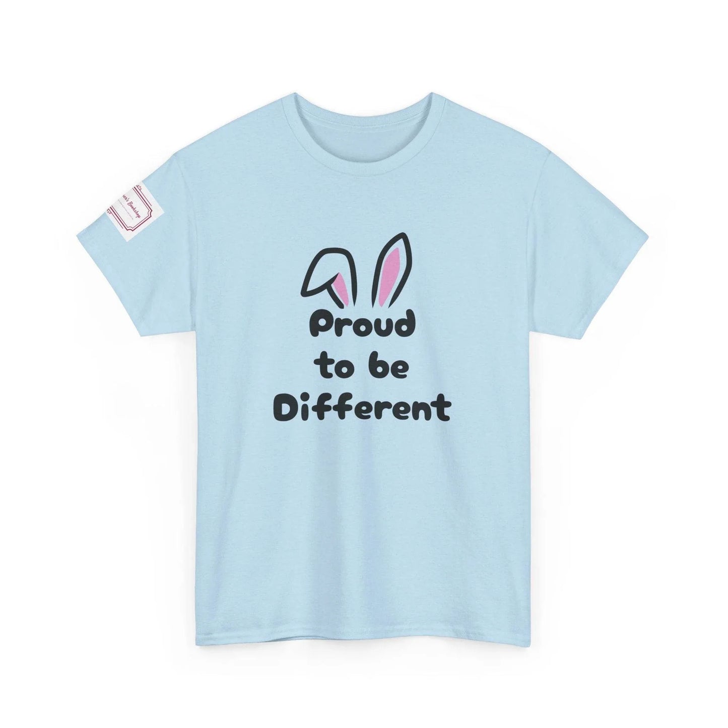 Proud to be Different Unisex Heavy Cotton Tee - Fun & Inclusive Graphic T-Shirt - The Dreamer's Bookshop.