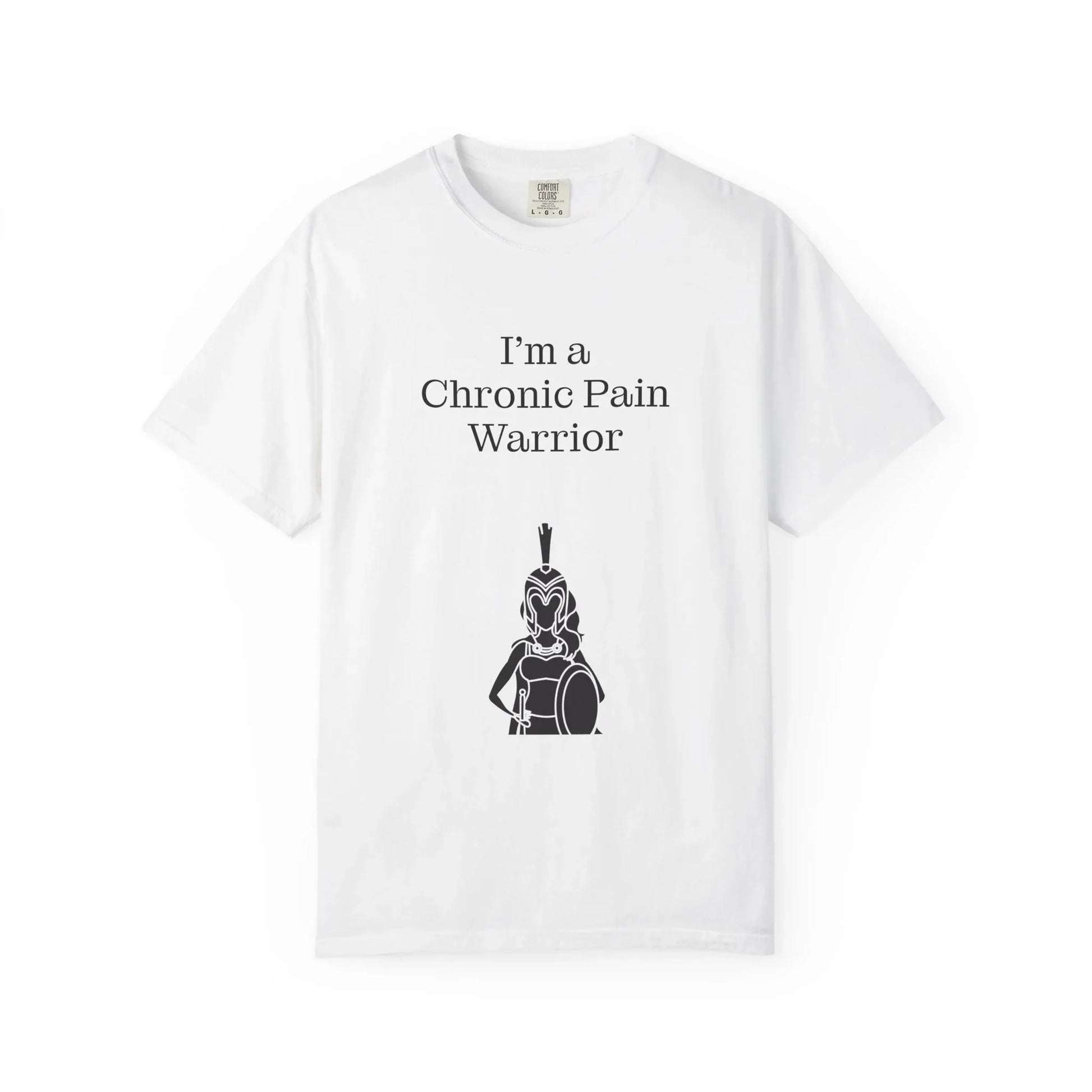 Chronic Pain Warrior Unisex Garment-Dyed T-Shirt - Empowering Supportive Apparel - The Dreamer's Bookshop.