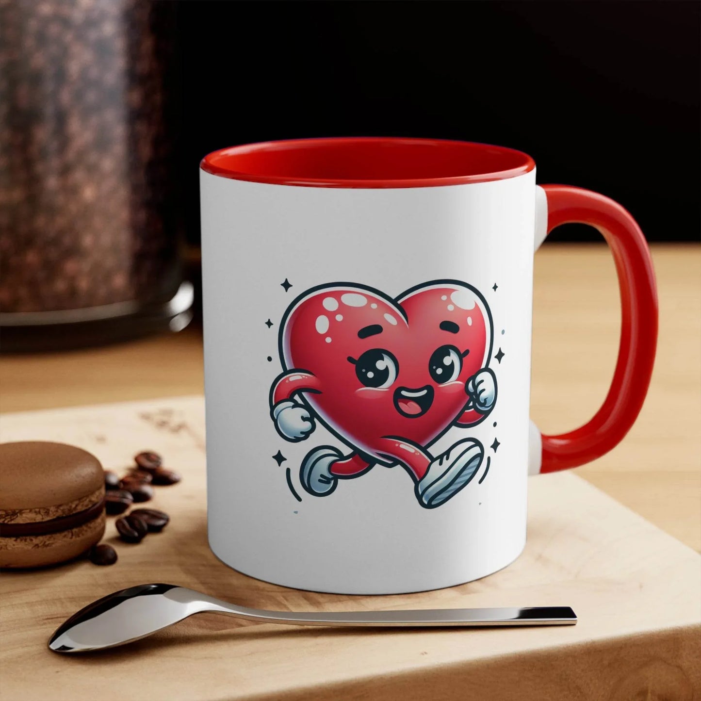 Inspirational Colorful Accent Mug - 11oz Be Happy Stay Positive - The Dreamer's Bookshop.