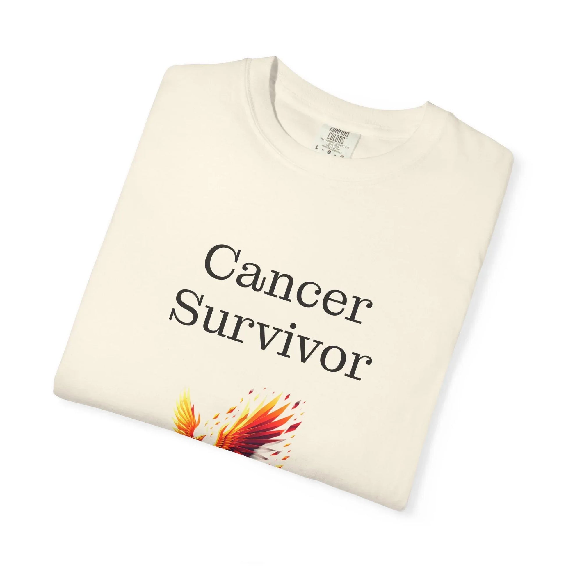 Cancer Survivor Unisex Garment-Dyed T-shirt - Inspirational Motivational Tee - The Dreamer's Bookshop.