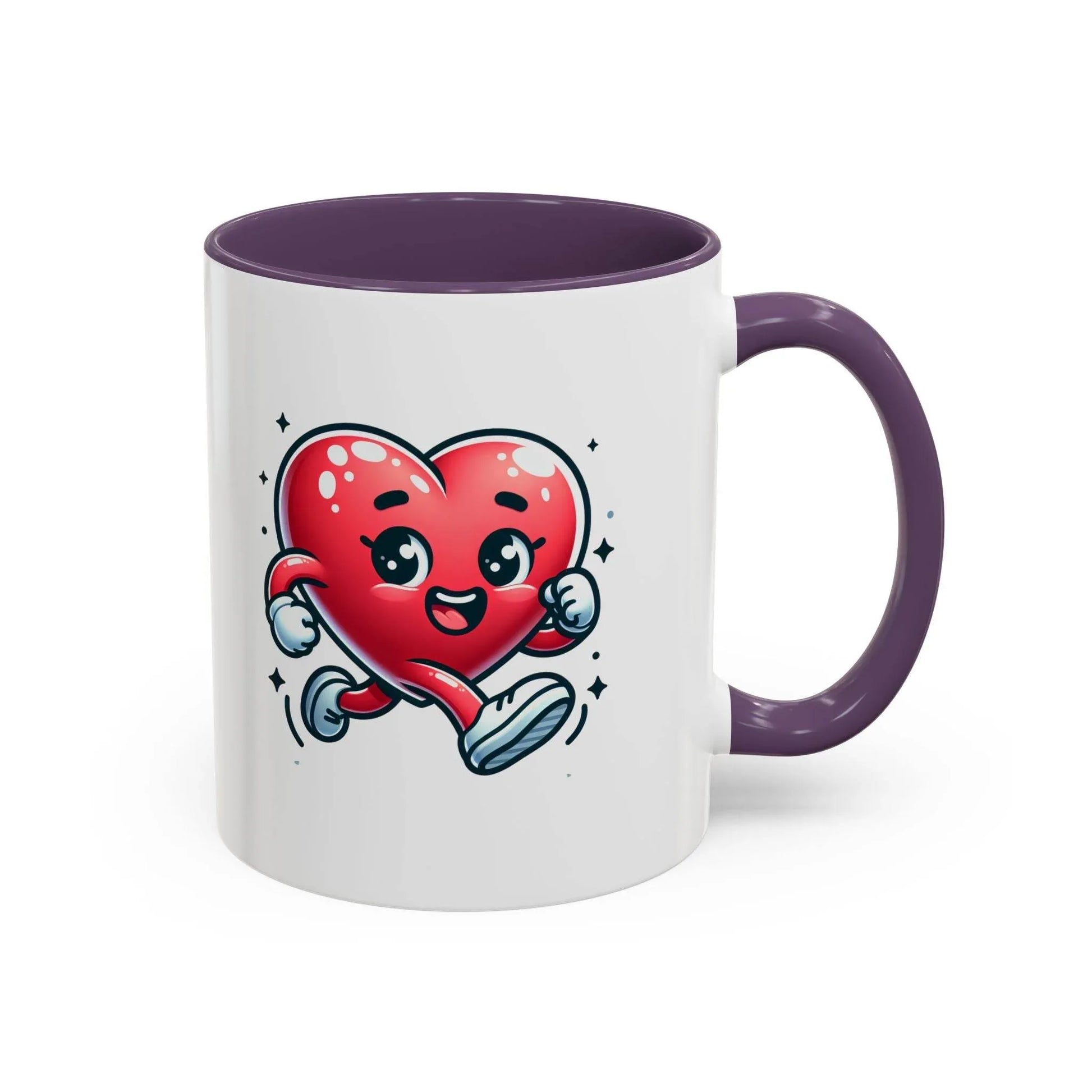 Cute Heart Character Coffee Mug - 11 & 15oz - The Dreamer's Bookshop.