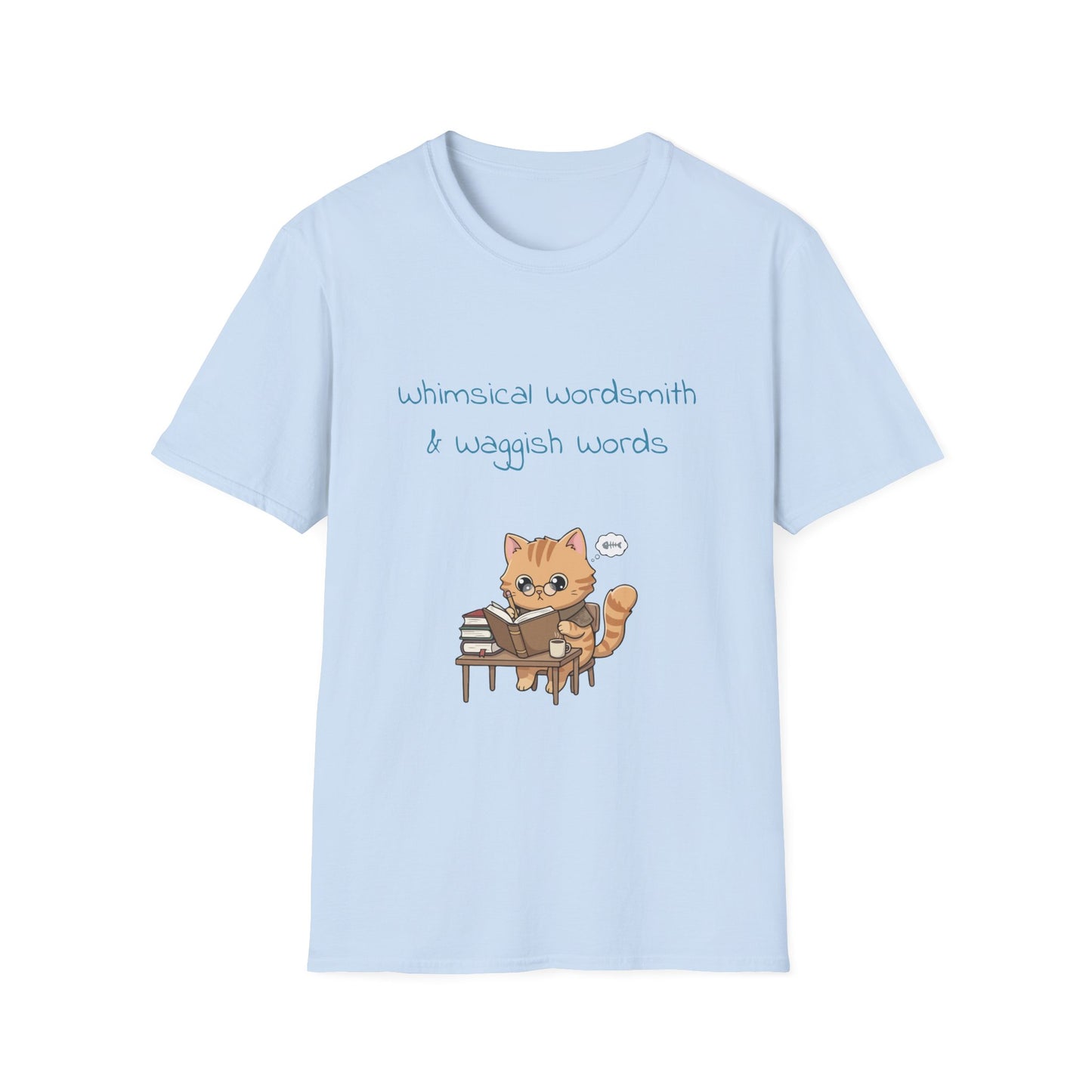 Unisex Travel-Inspired T-Shirt - "Whimsical Wordsmith" - Perfect for Book Lovers