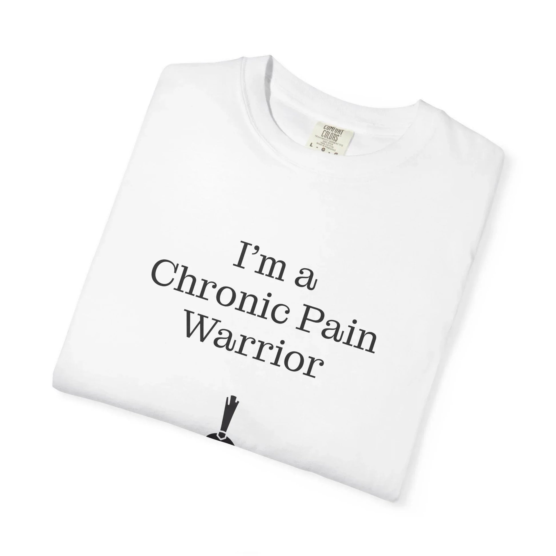 Chronic Pain Warrior Unisex T-Shirt - Empowering Tee for Healthcare Awareness - The Dreamer's Bookshop.