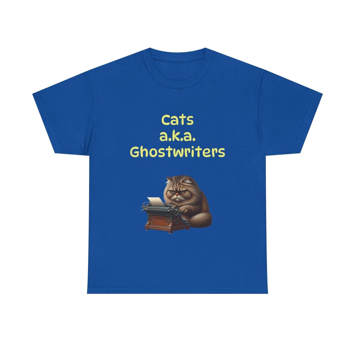 Cats Ghostwriters - A Unisex Heavy Cotton Tee - Perfect for Book Lovers - The Dreamer's Bookshop.