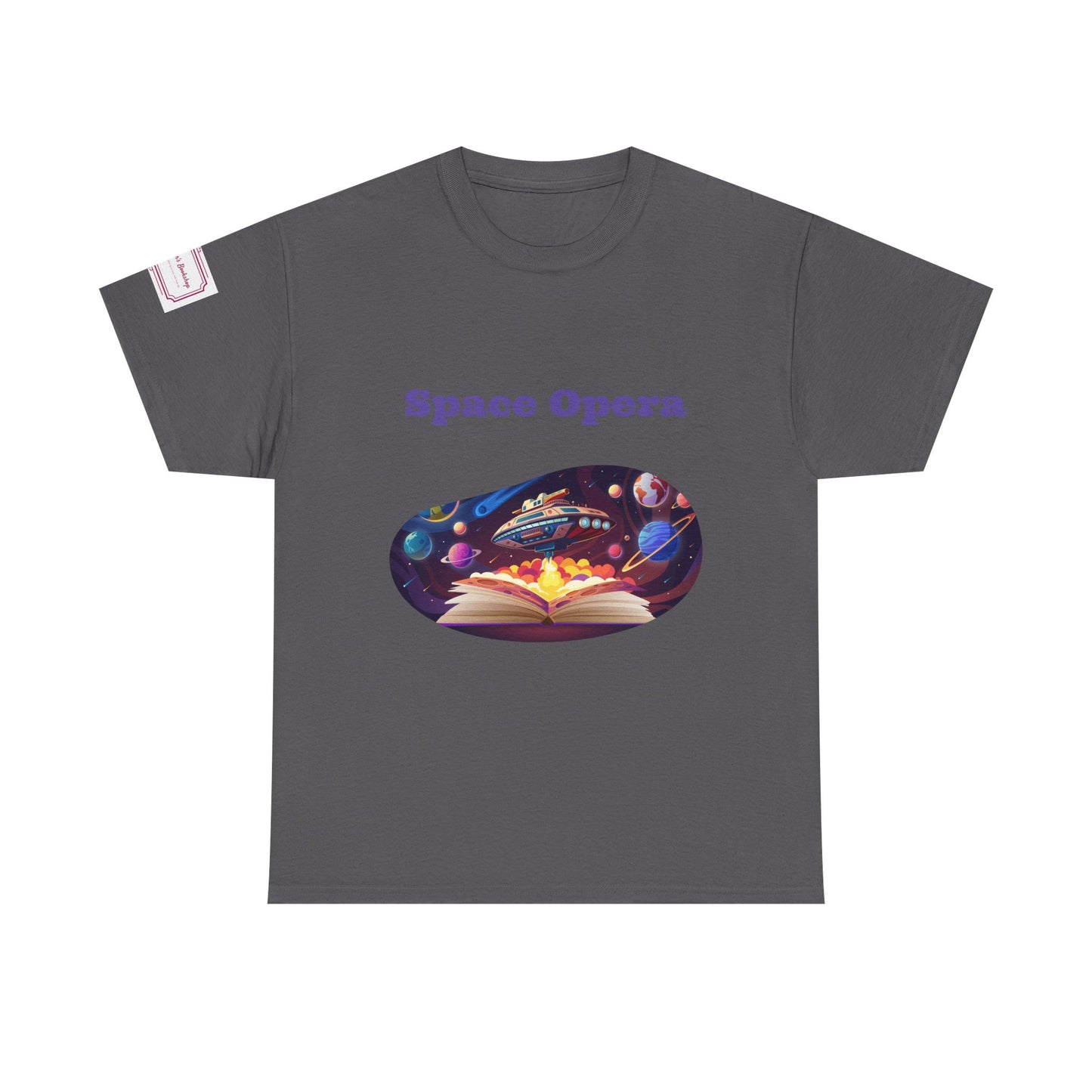 Space Opera - Graphic Unisex Heavy Cotton Tee - Sci-Fi Books