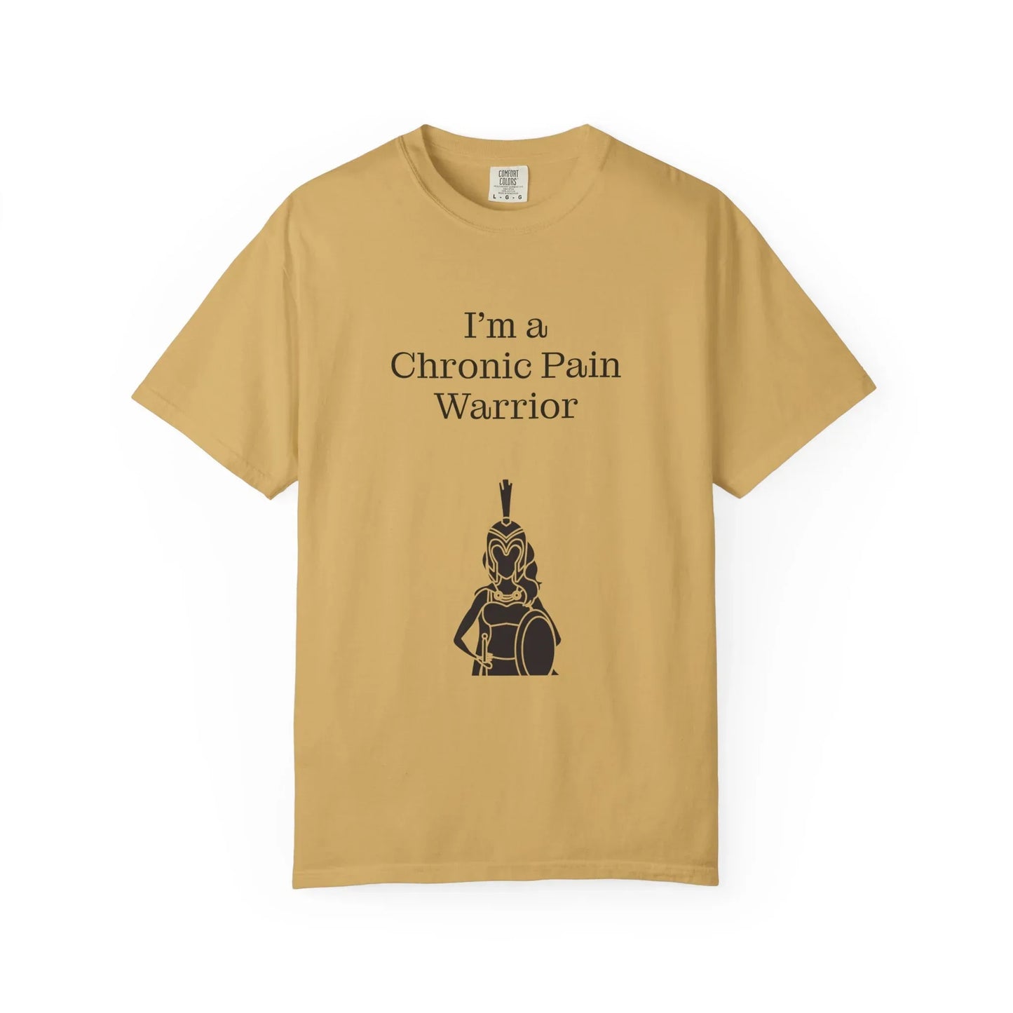 Chronic Pain Warrior Unisex Garment-Dyed T-Shirt - Empowering Supportive Apparel - The Dreamer's Bookshop.