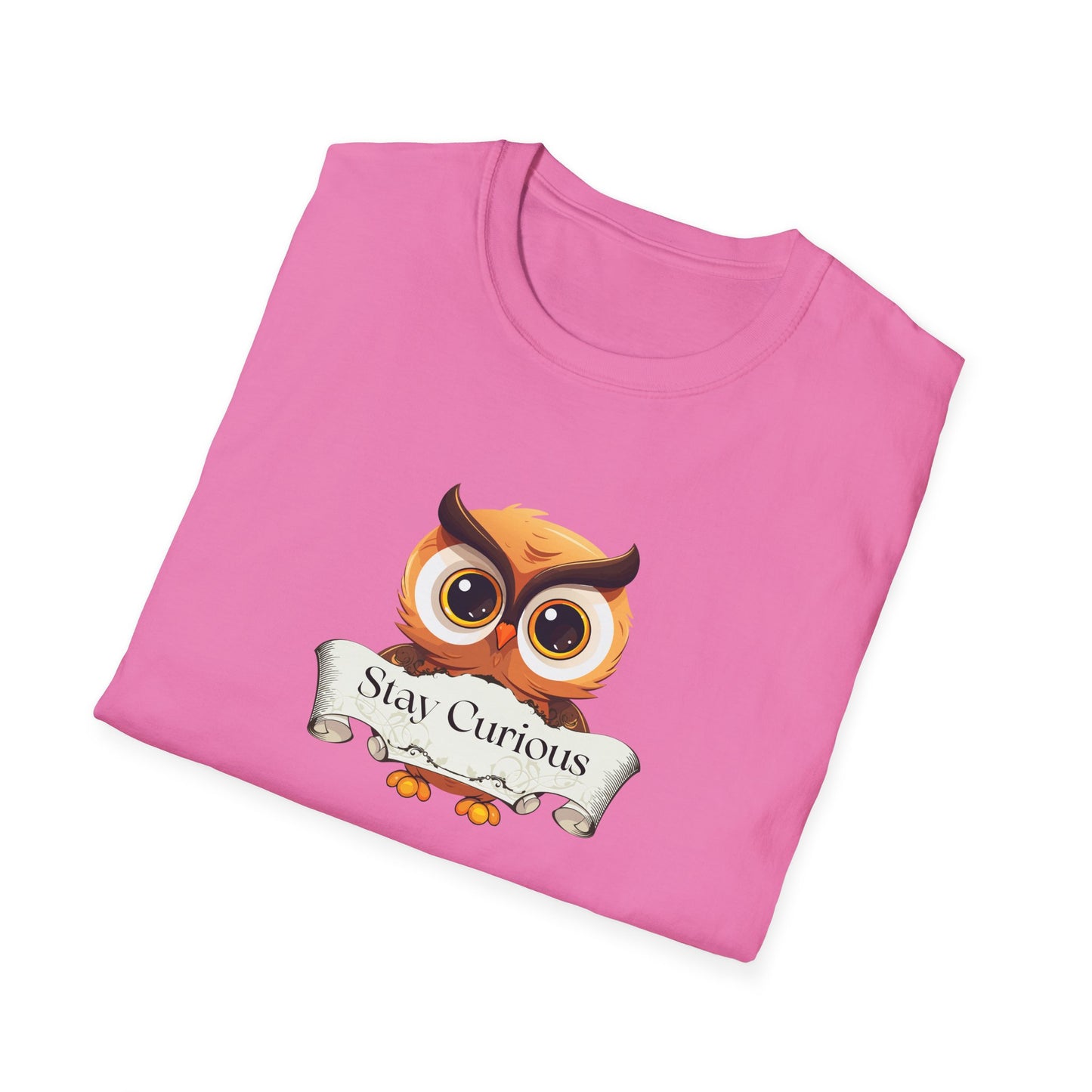 Inspirational Unisex Softstyle T-Shirt - Stay Curious