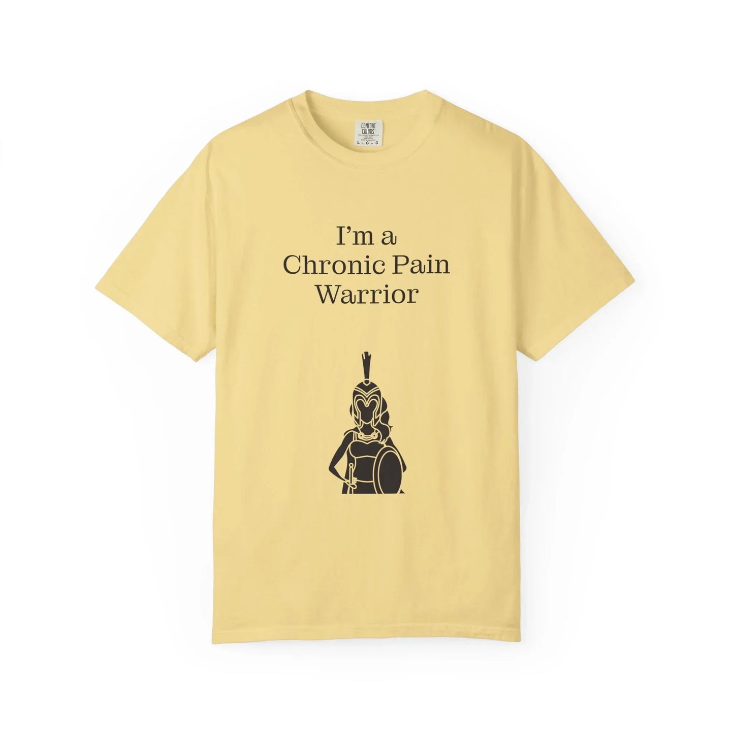 Chronic Pain Warrior Unisex Garment-Dyed T-Shirt - Empowering Supportive Apparel - The Dreamer's Bookshop.