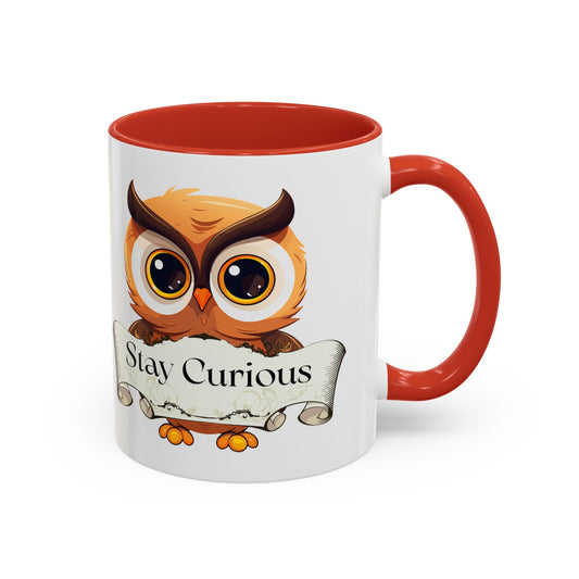 Stay Curious - Coffee Mug - Gift for Book Lovers