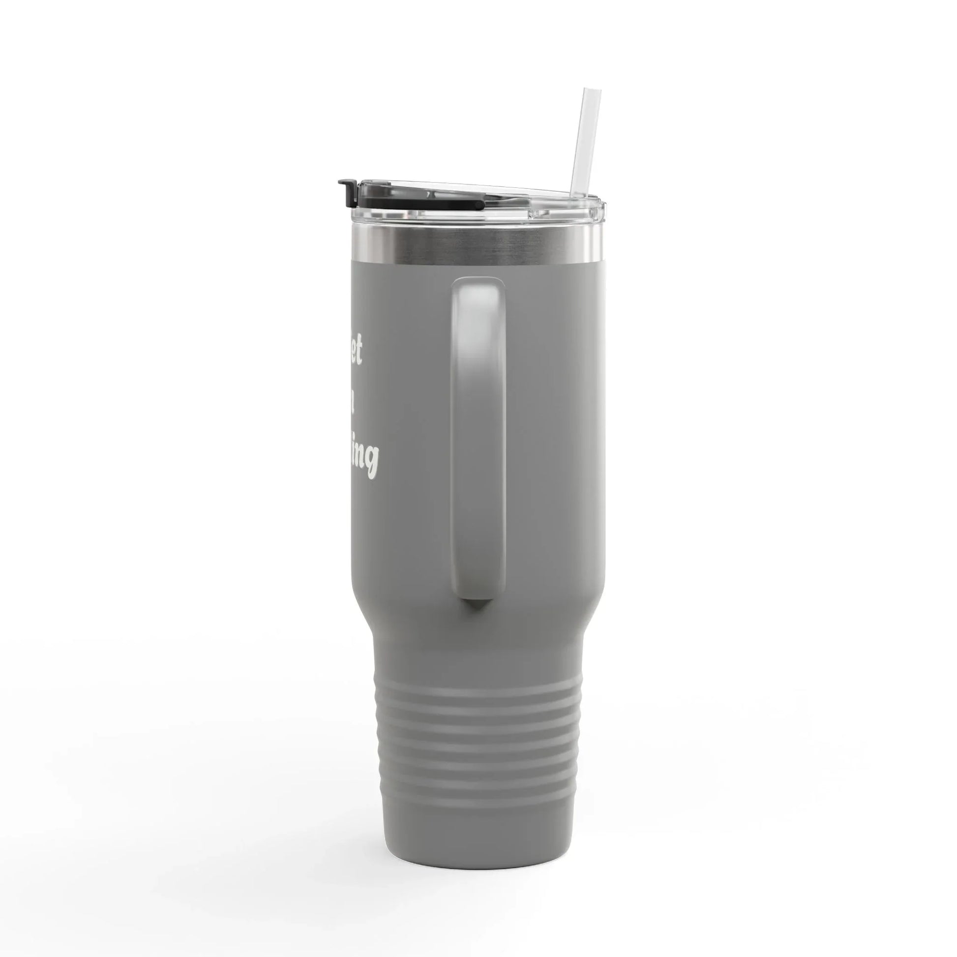 Insulated Travel Mug - "Quiet I'm Reading" - 40oz Coffee Cup for Book Lovers - The Dreamer's Bookshop.