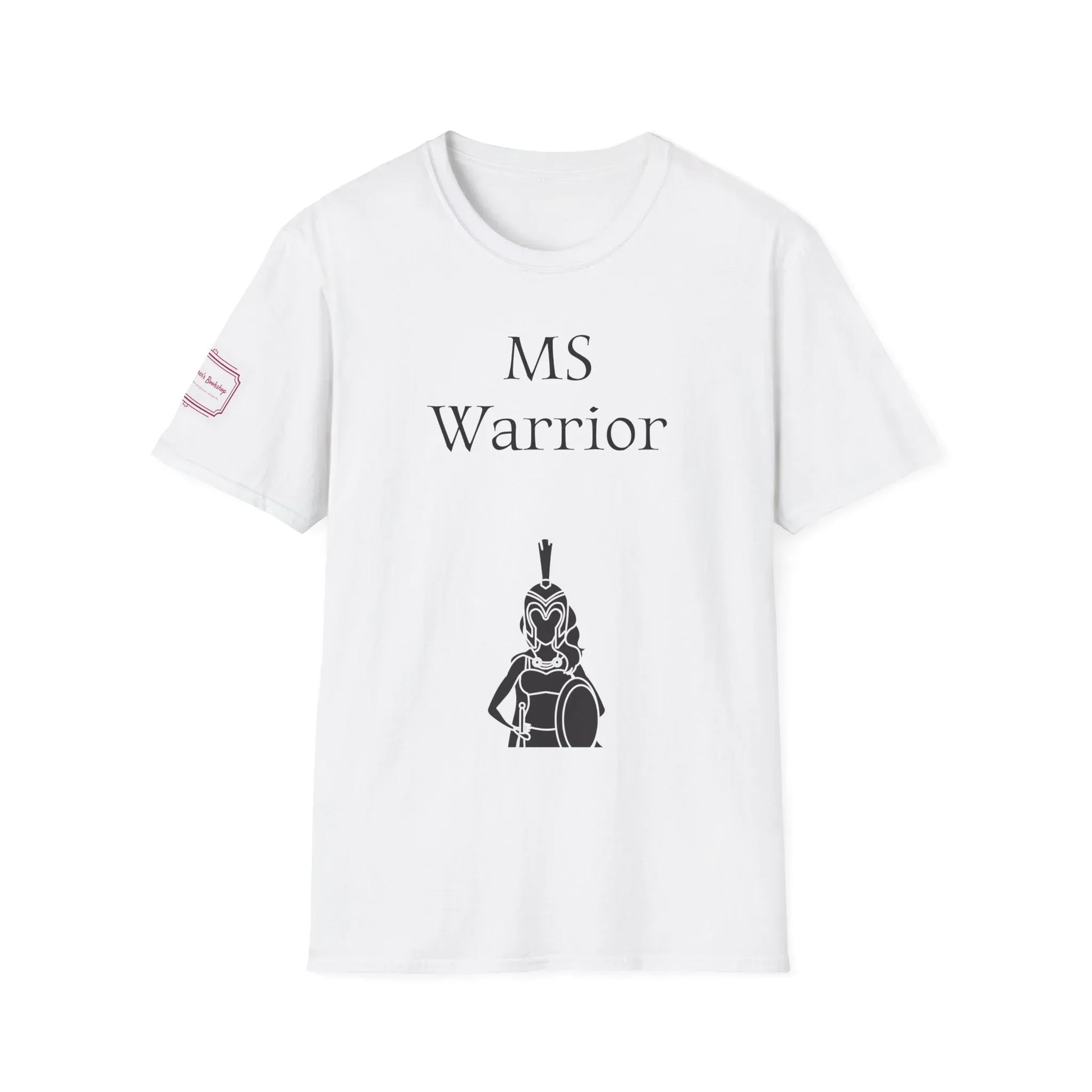 M.S. Warrior Unisex Softstyle T-Shirt - Empowering Graphic Tee for Women's Health Awareness - The Dreamer's Bookshop.