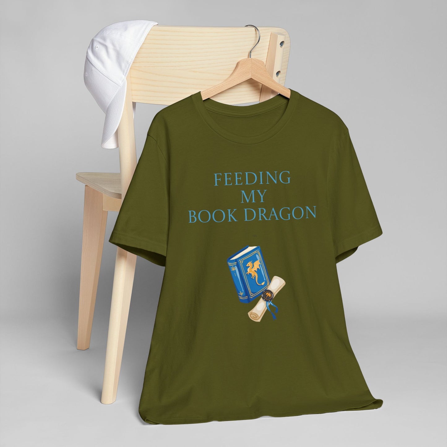 Unisex Jersey T-Shirt - Book Dragon
