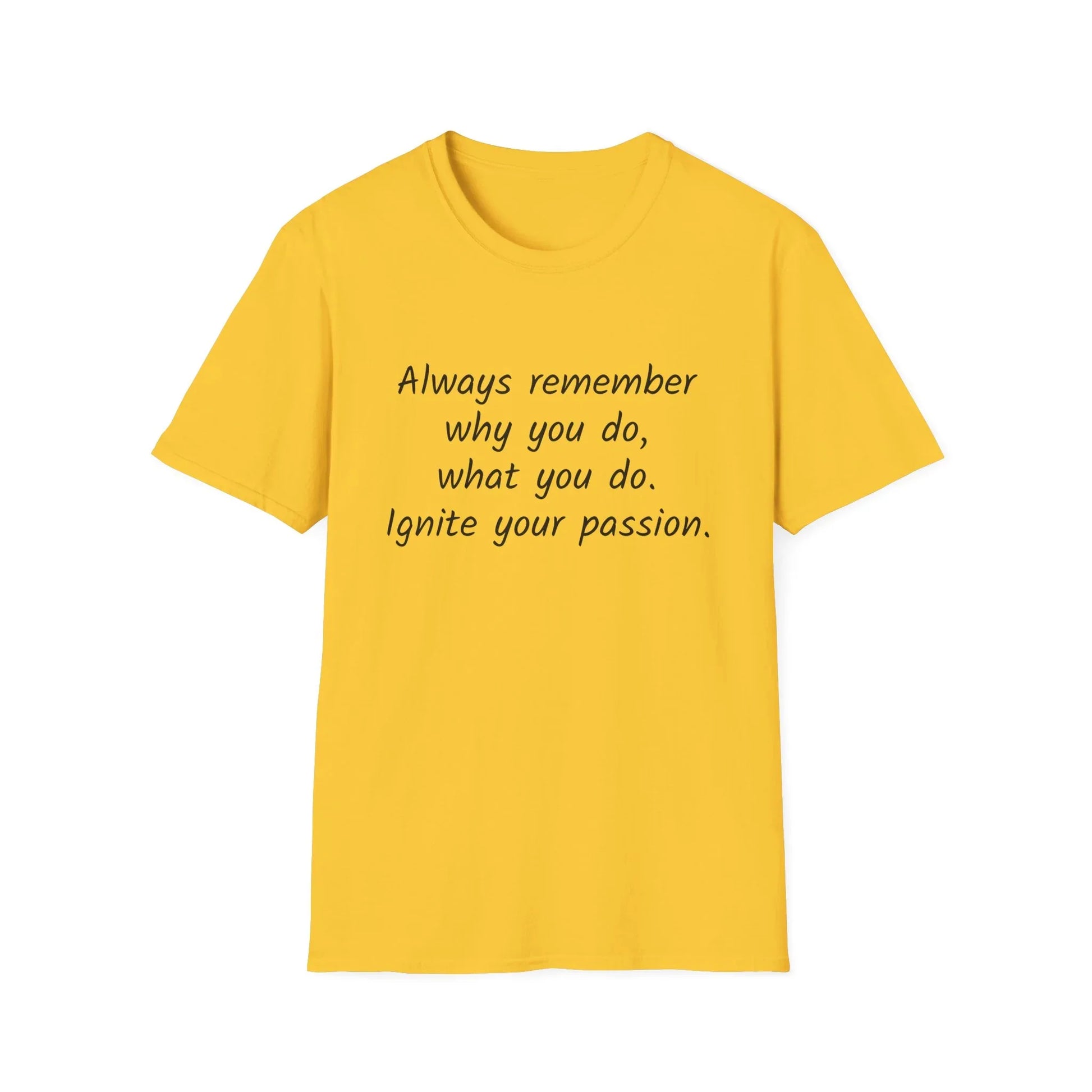 Inspirational Unisex T-Shirt - "Ignite Your Passion" - The Dreamer's Bookshop.