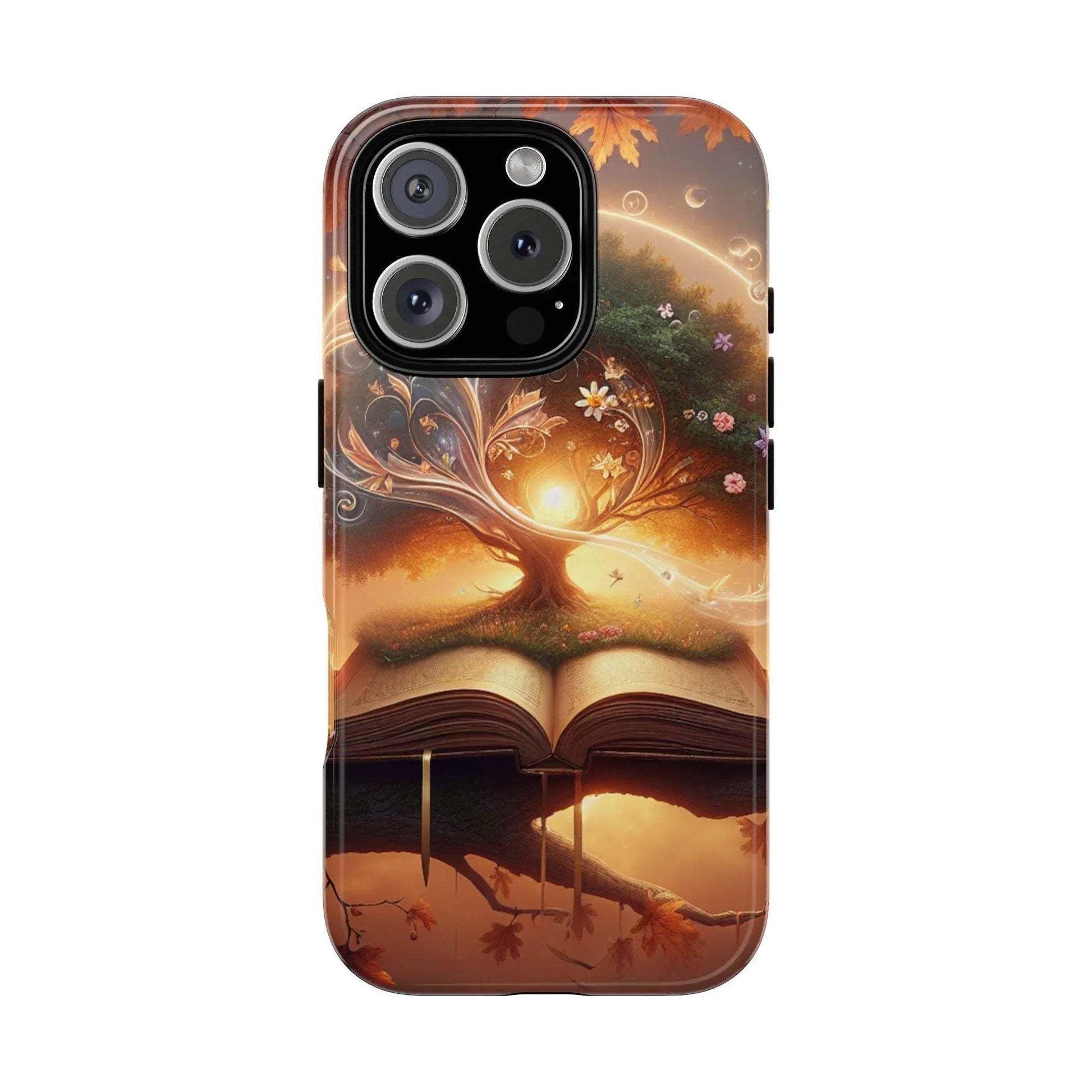 Nature-Inspired iPhone & Samsung Phone Case with Tree of Life Design - The Dreamer's Bookshop.