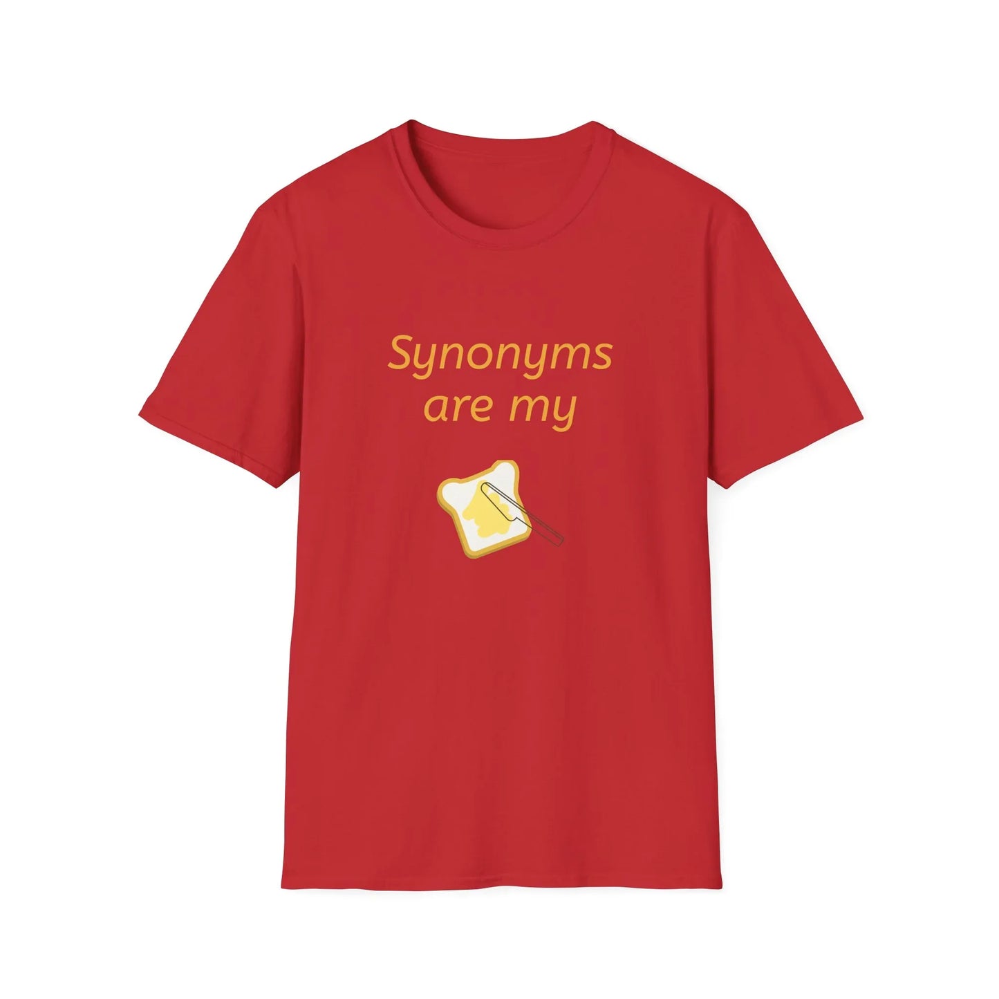 "Synonyms Are My Jam" Unisex Softstyle T-Shirt - Wordsmiths - The Dreamer's Bookshop.