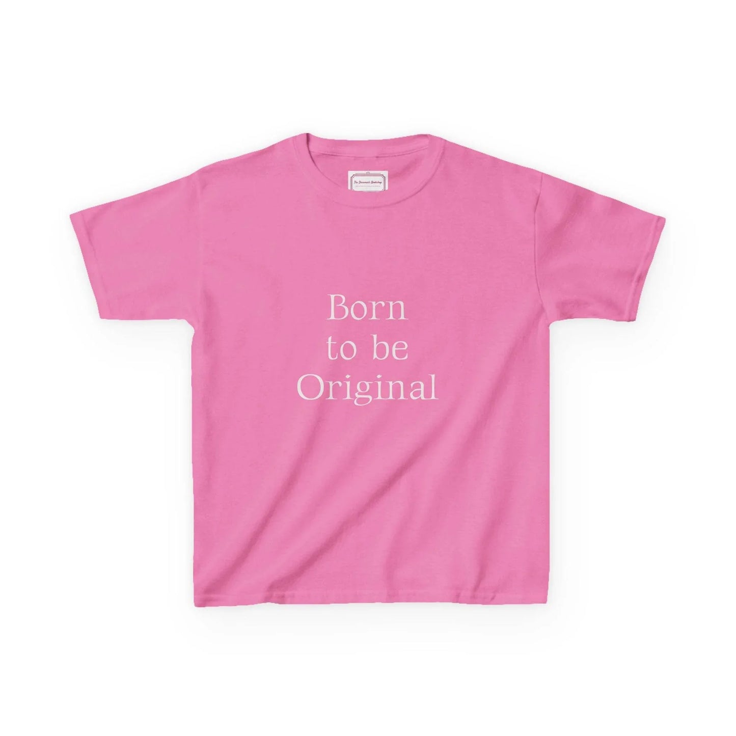 EU - Kids 'Born to be Original' Cotton Tee - Support Young Creators - The Dreamer's Bookshop.