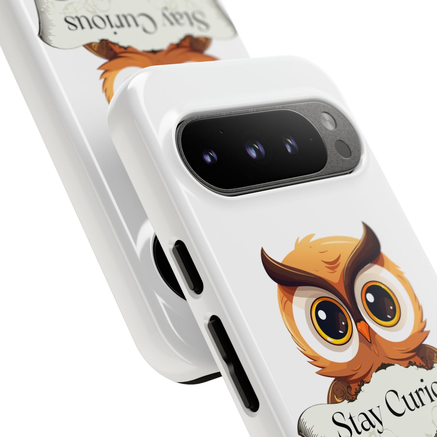 Google - Artistic Phone Case with Stay Curious - The Dreamer's Bookshop Design - Tough Cases