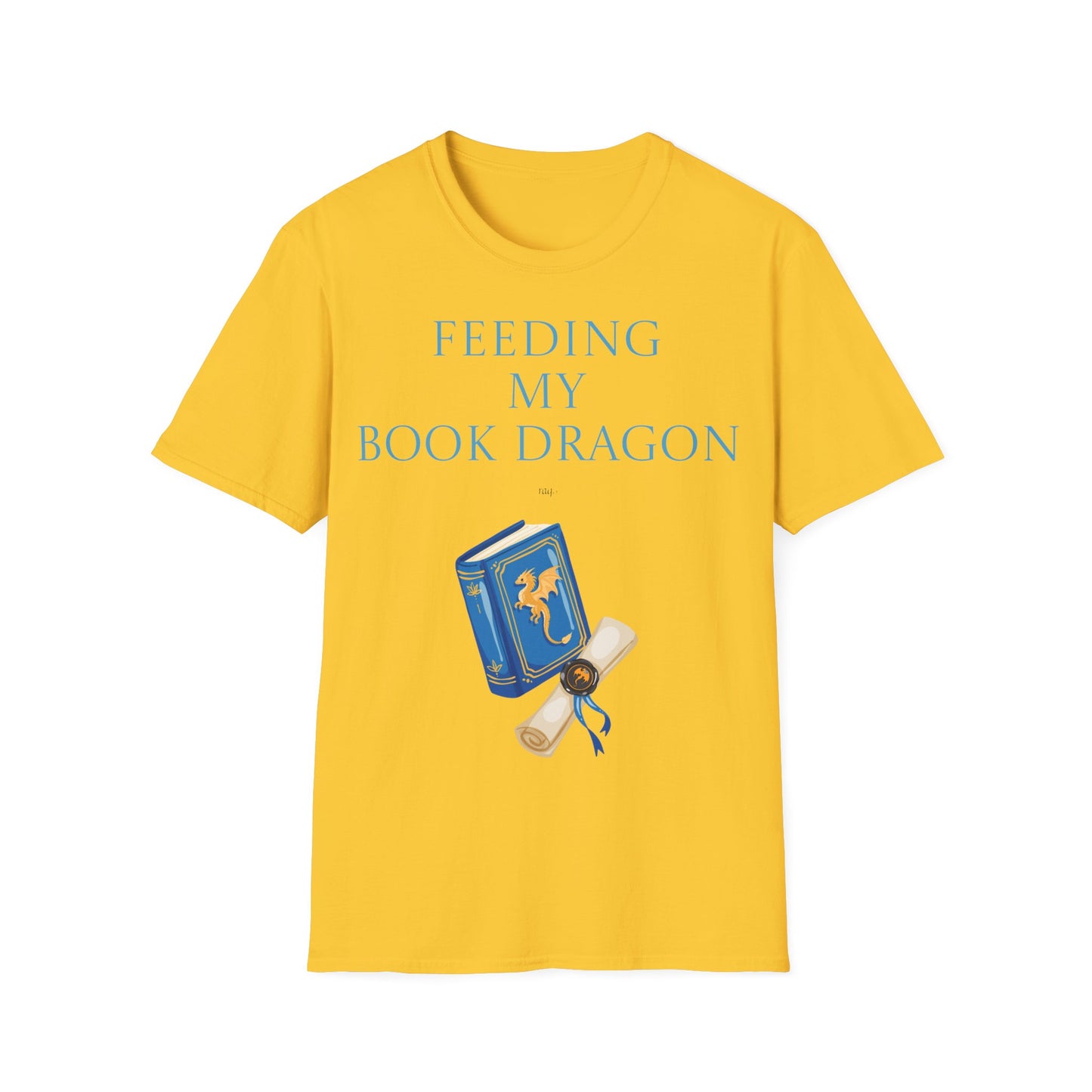 Unisex -Inspired T-Shirt - "Book Dragon" - Perfect for Book Lovers