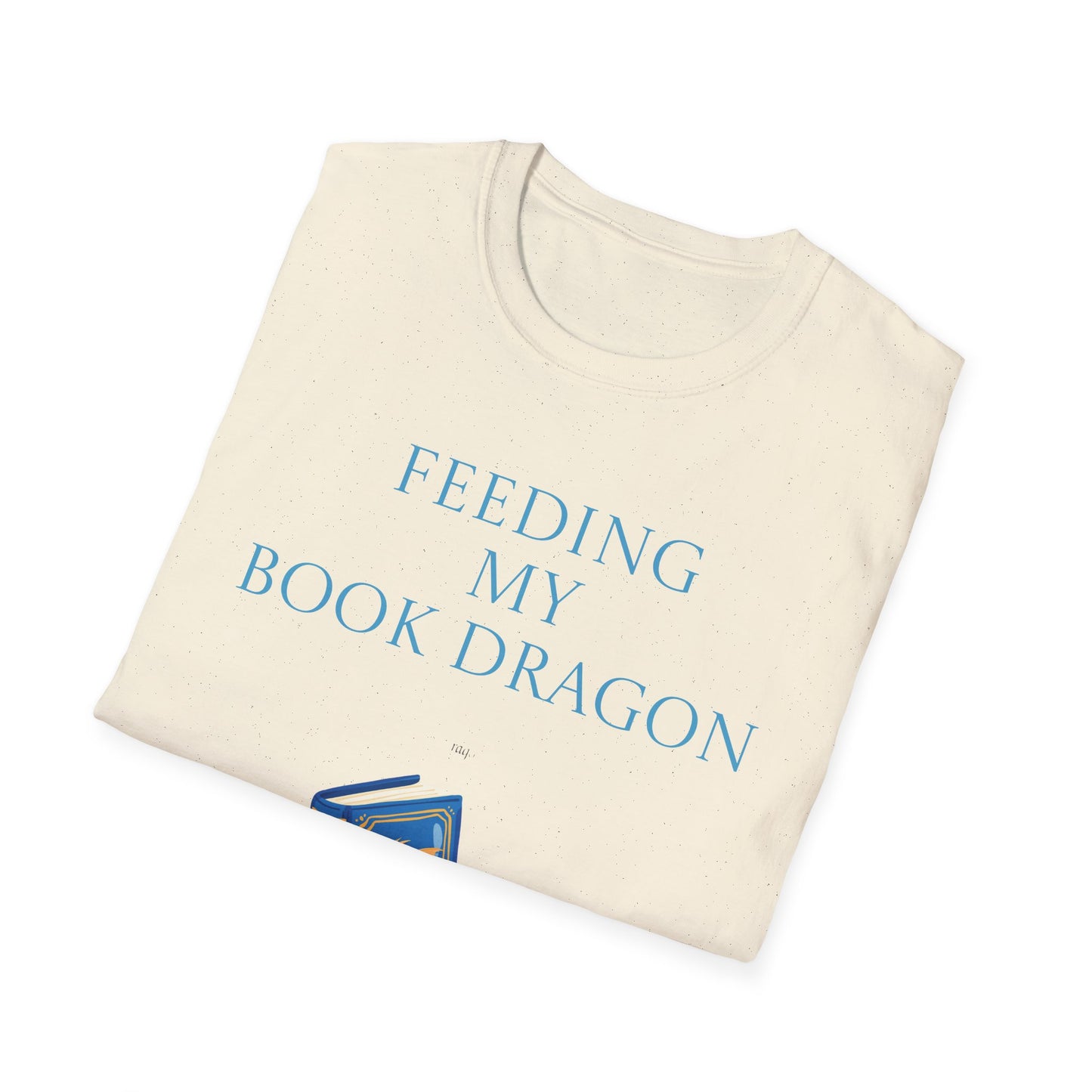 Unisex Softstyle T-Shirt - 'Book Dragon'