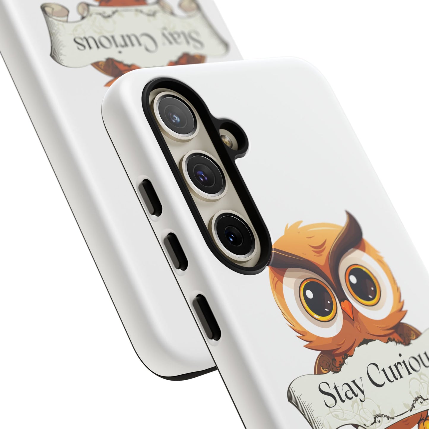 Inspired Phone Case with Stay Curious - The Dreamer's Bookshop Design