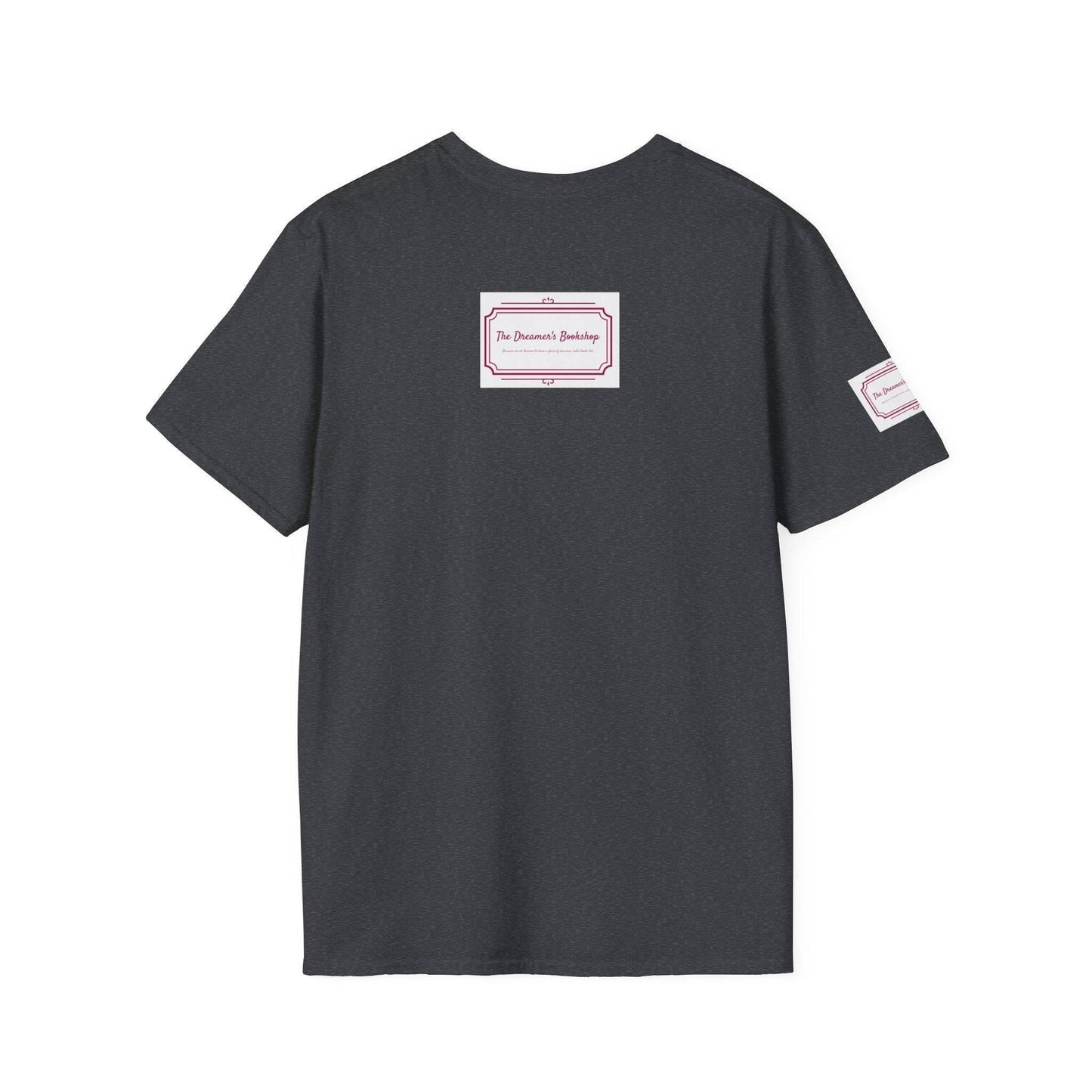 Inspirational Unisex Softstyle T-Shirt - 'Keep Breathing' Motivational Design - The Dreamer's Bookshop.