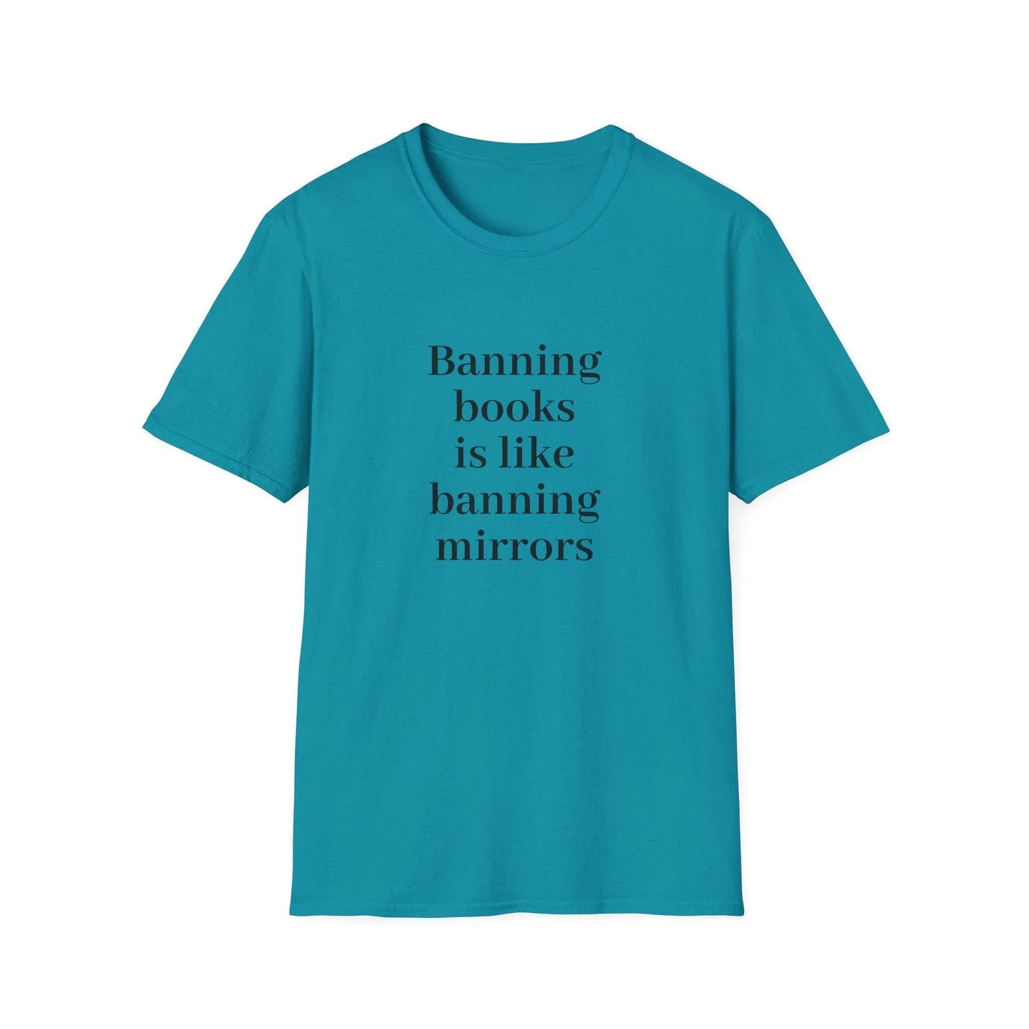 Unisex Softstyle T-Shirt - 'Banning Books' - The Dreamer's Bookshop.