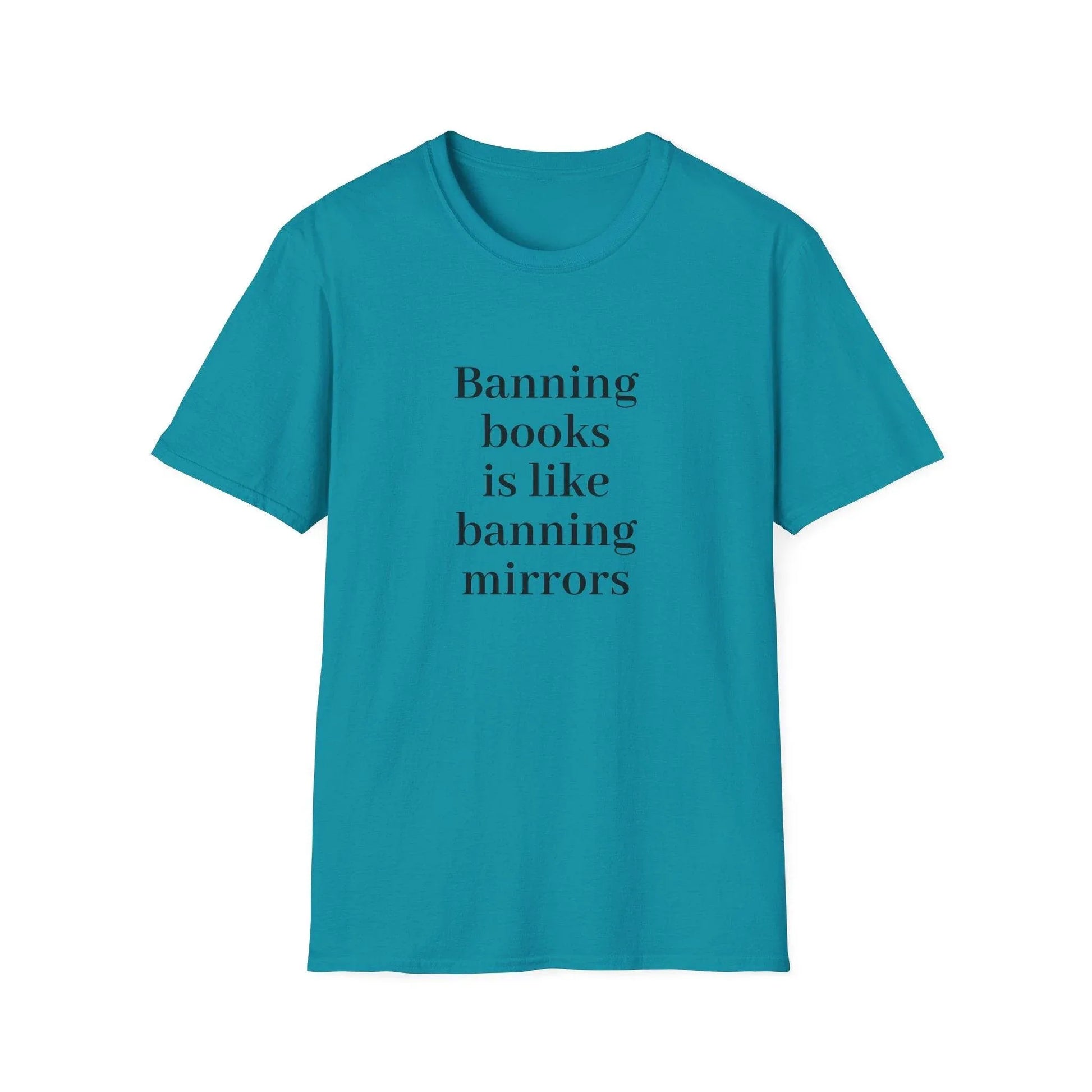 Unisex Softstyle T-Shirt - 'Banning Books' - The Dreamer's Bookshop.