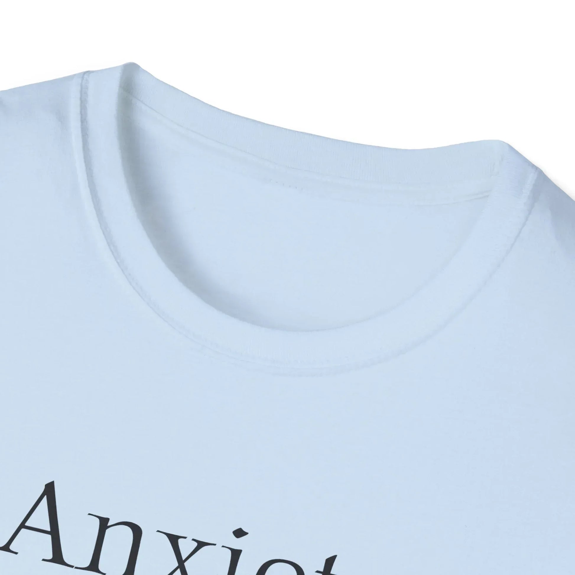 Anxiety Warrior Unisex Softstyle T-Shirt - Empowering Battle Against Mental Health - The Dreamer's Bookshop.