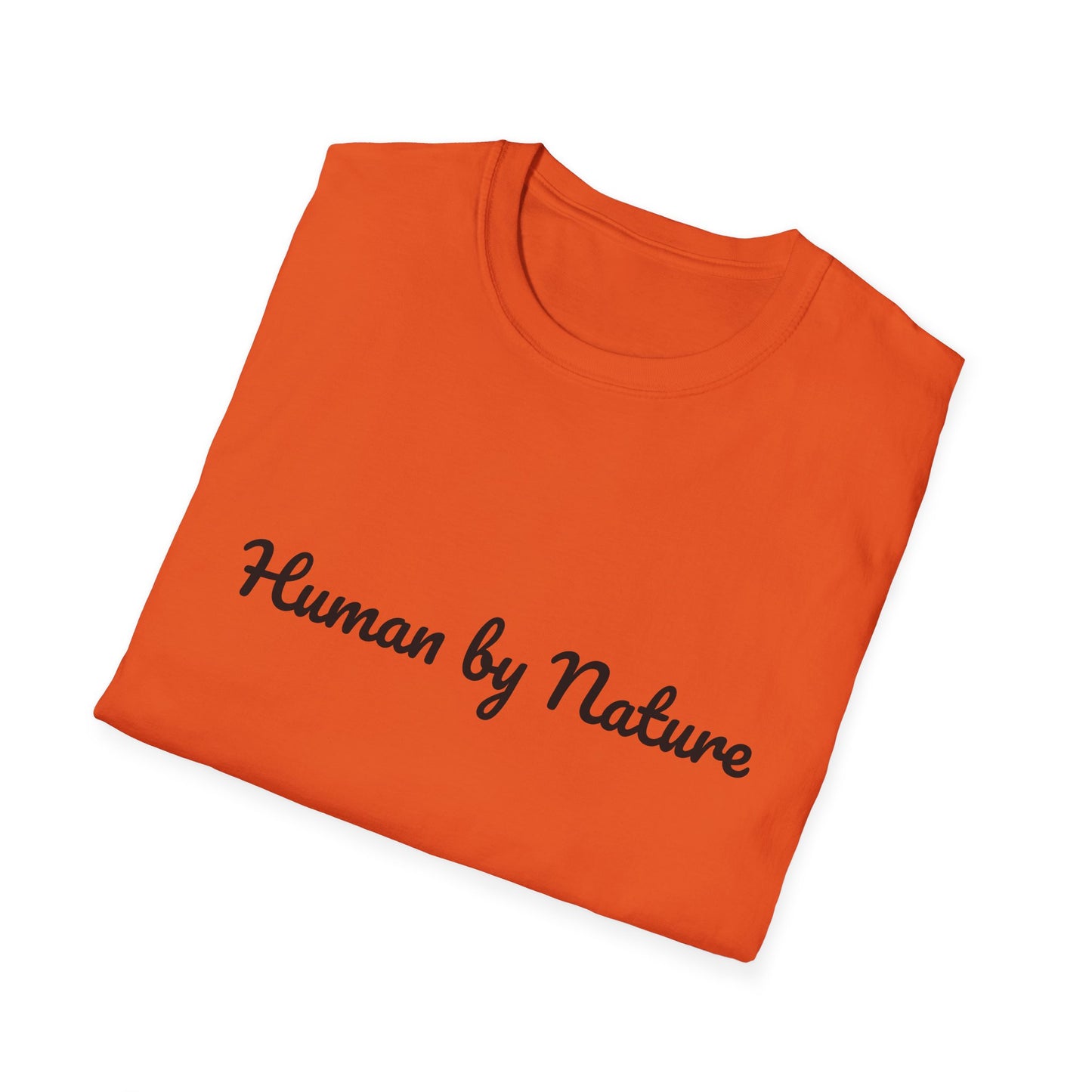Unisex Softstyle T-Shirt - 'Human by Nature' Poetical