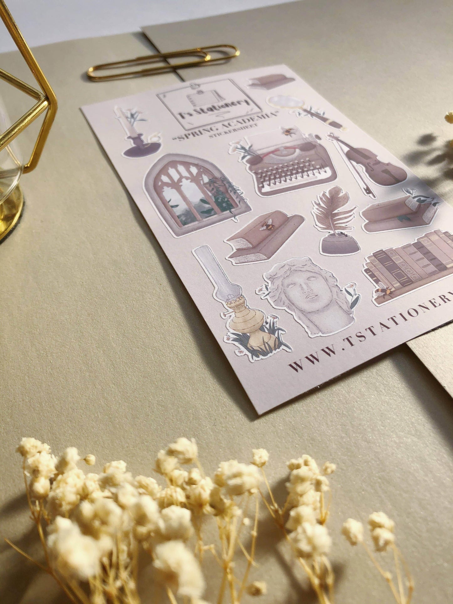 T's Stationery - „Spring Academia” - The Dreamer's Bookshop.