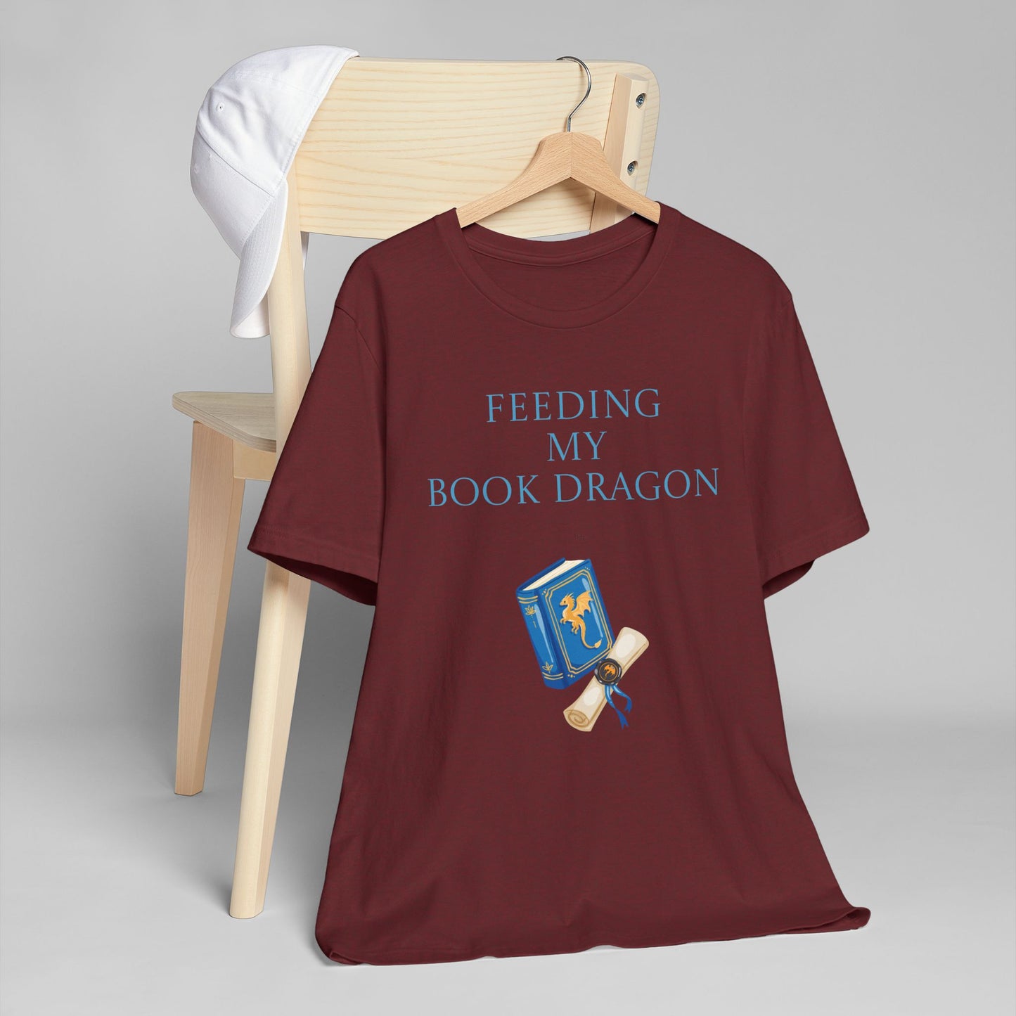 Unisex Jersey T-Shirt - Book Dragon