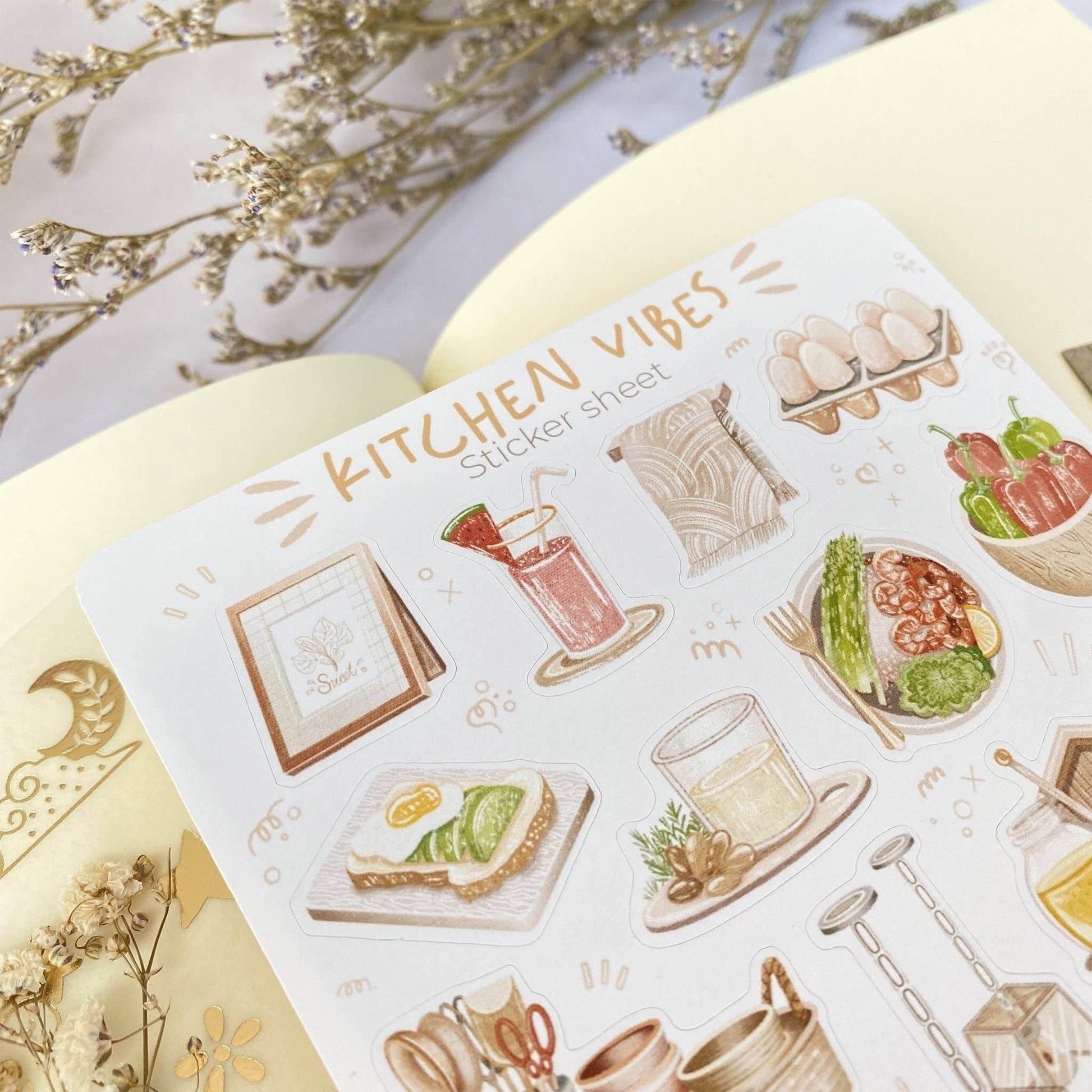 LETTOOn - Stickervel - Keuken Sfeer - The Dreamer's Bookshop.