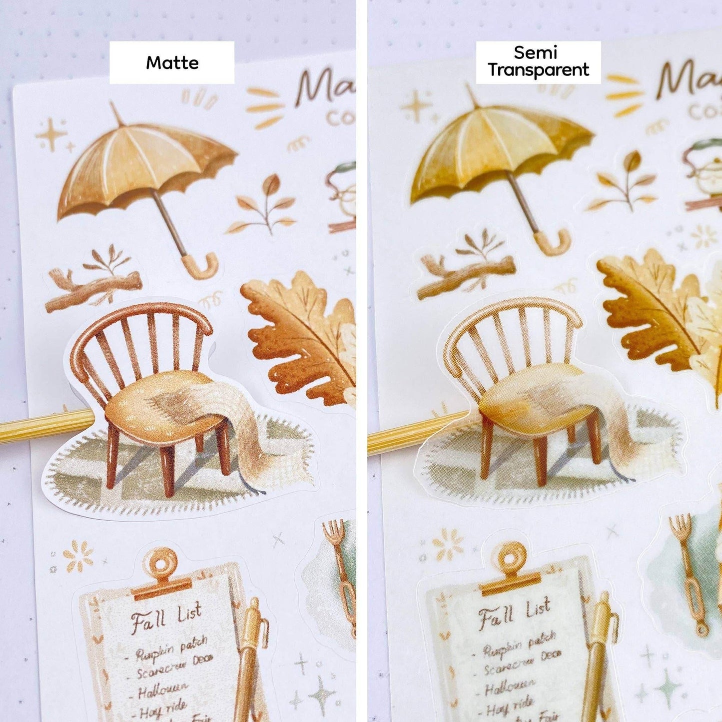 LETTOOn - Stickervel - Magical Cosy Fall - The Dreamer's Bookshop.